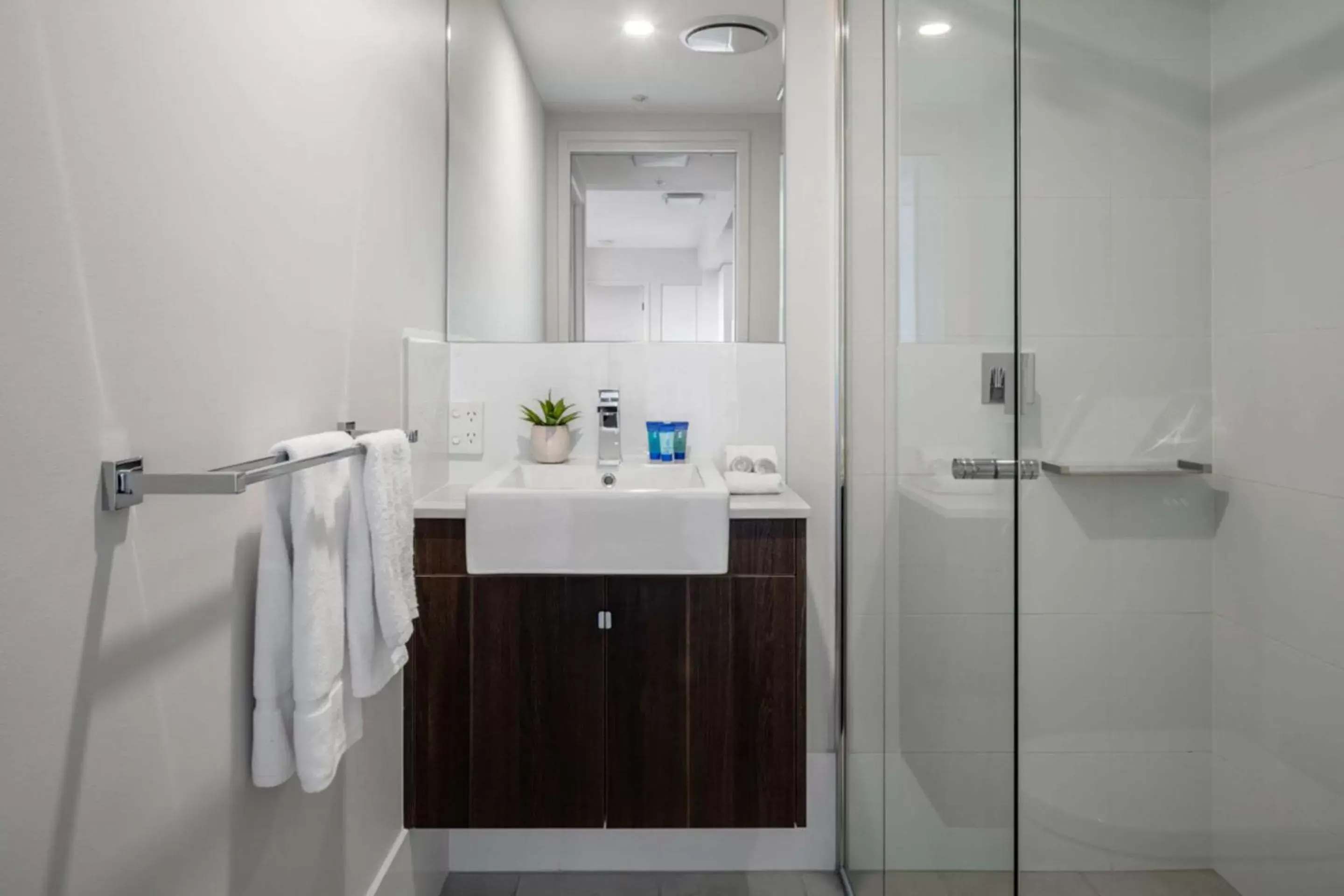 Bedroom, Bathroom in First Light Mooloolaba, Ascend Hotel Collection