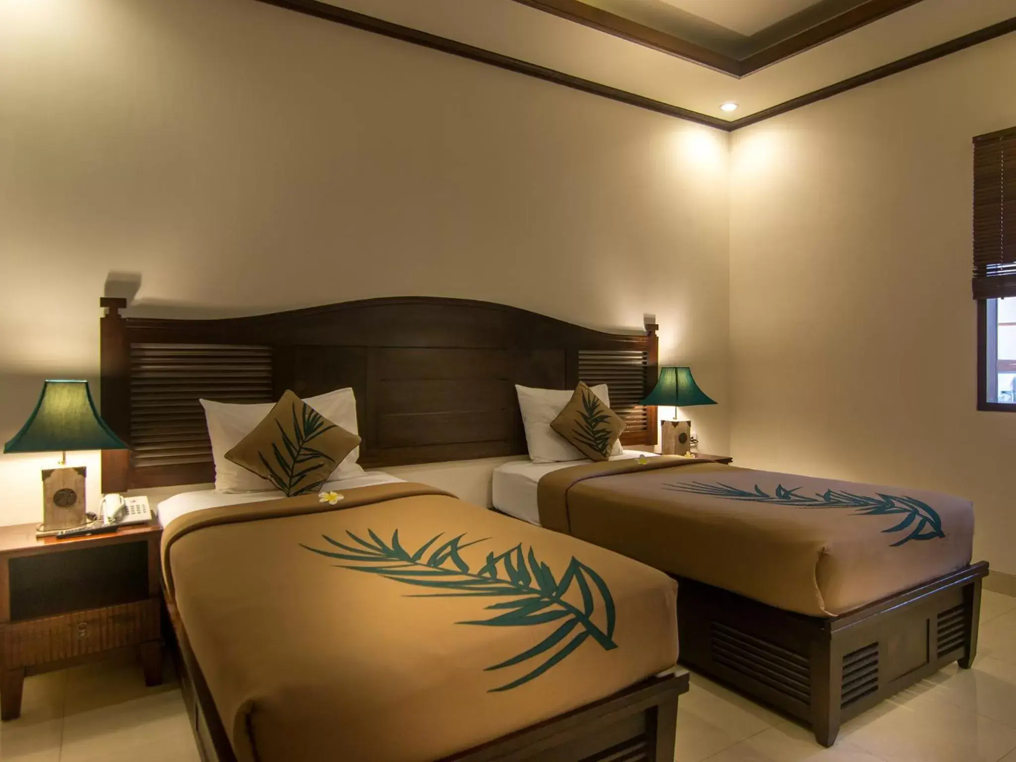 Bed in De Munut Balinese Resort