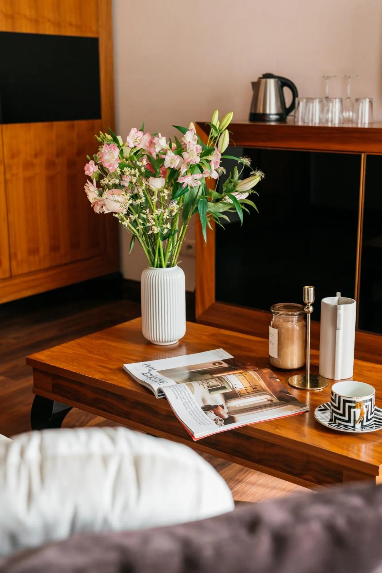 Coffee/tea facilities in Topolowa Residence - LoftAffair Collection