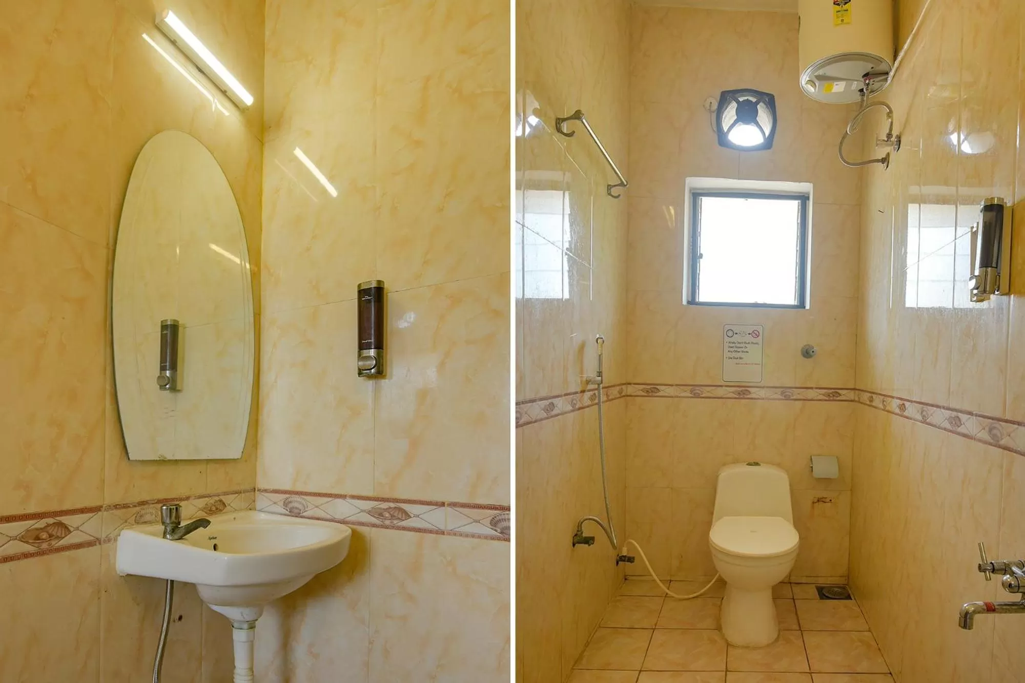 Bathroom in FabHotel Sasti Inn