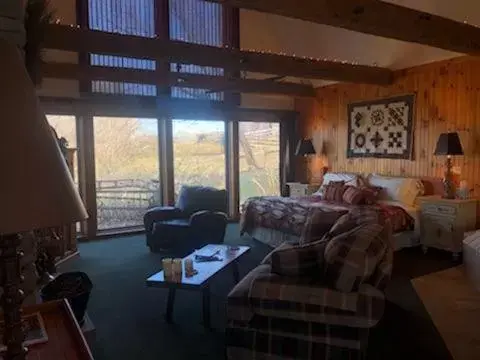 Seating Area in HIllside Farm B & B