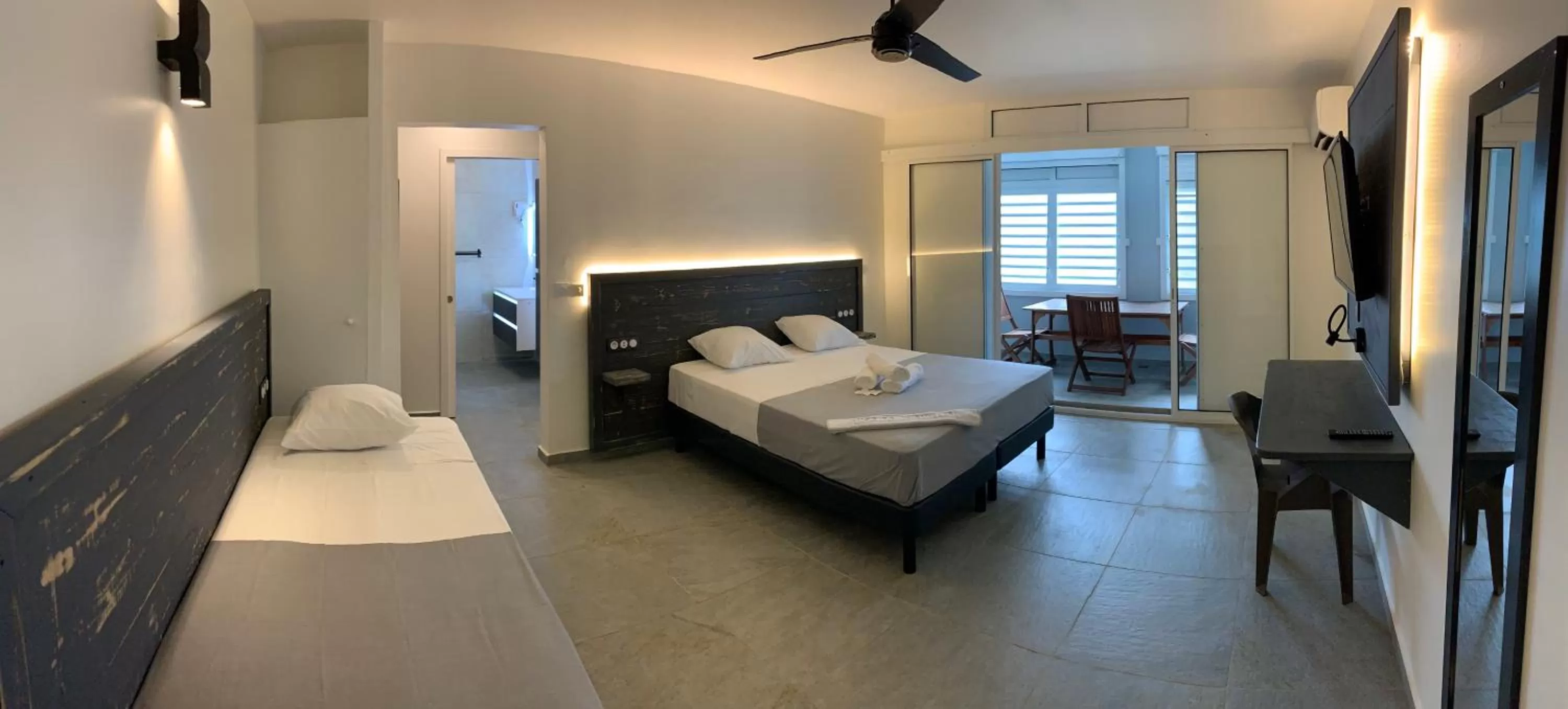 Bed in Karaibes Residence