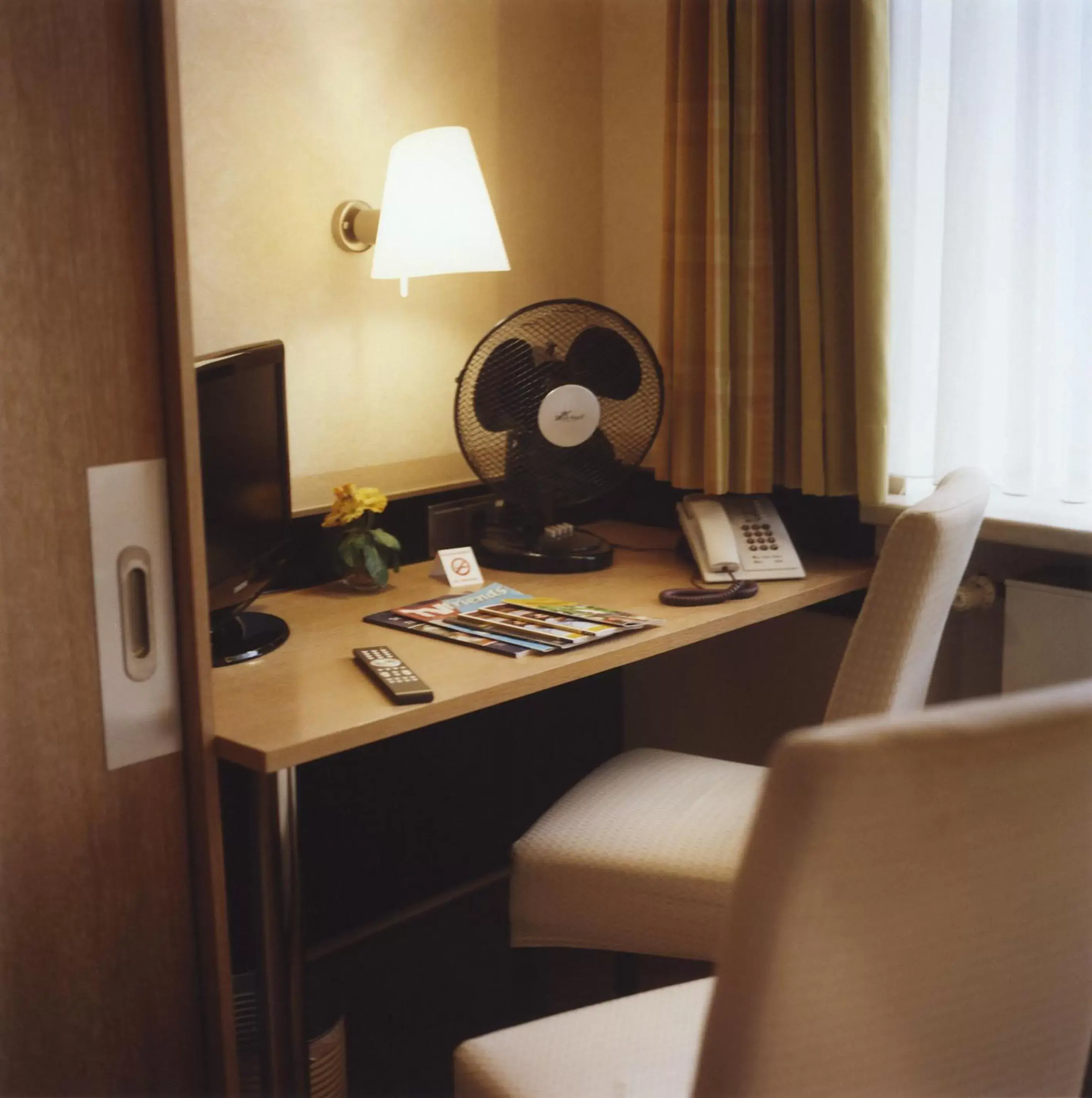 Decorative detail, TV/Entertainment Center in Hotel Jedermann