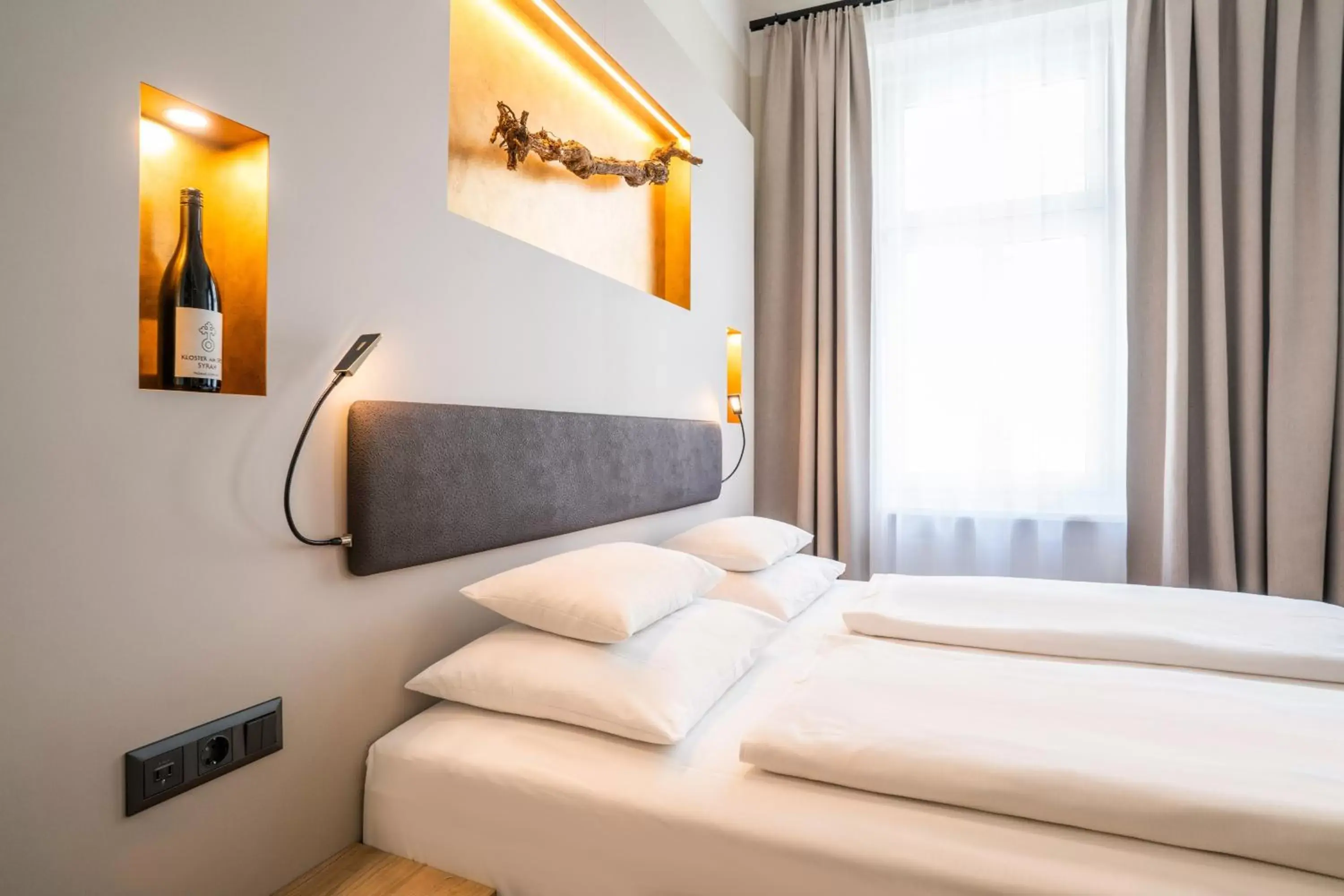 Bed in Hotel Rathaus - Wein & Design