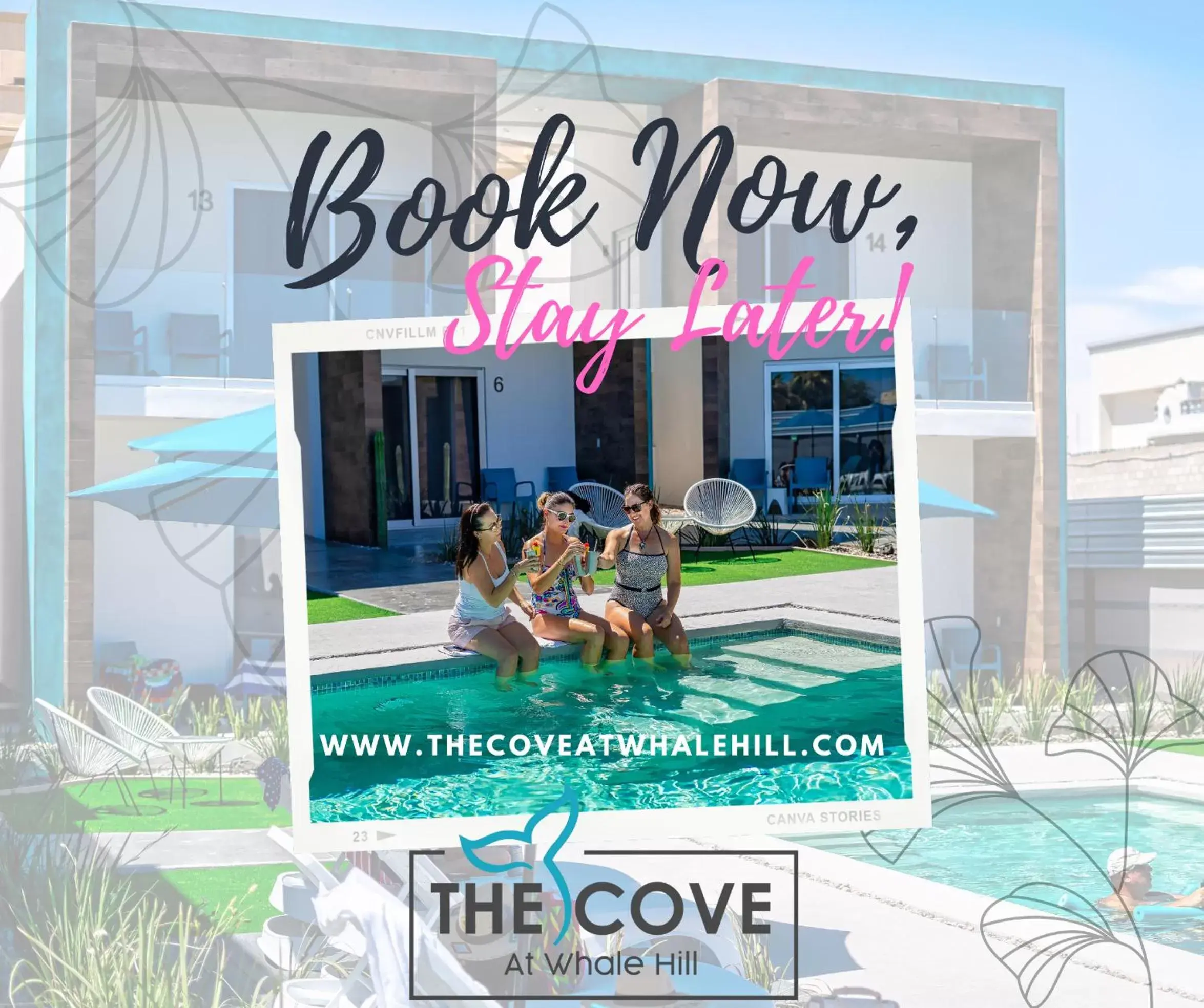 Swimming pool in The Cove Boutique Hotel Adults Only