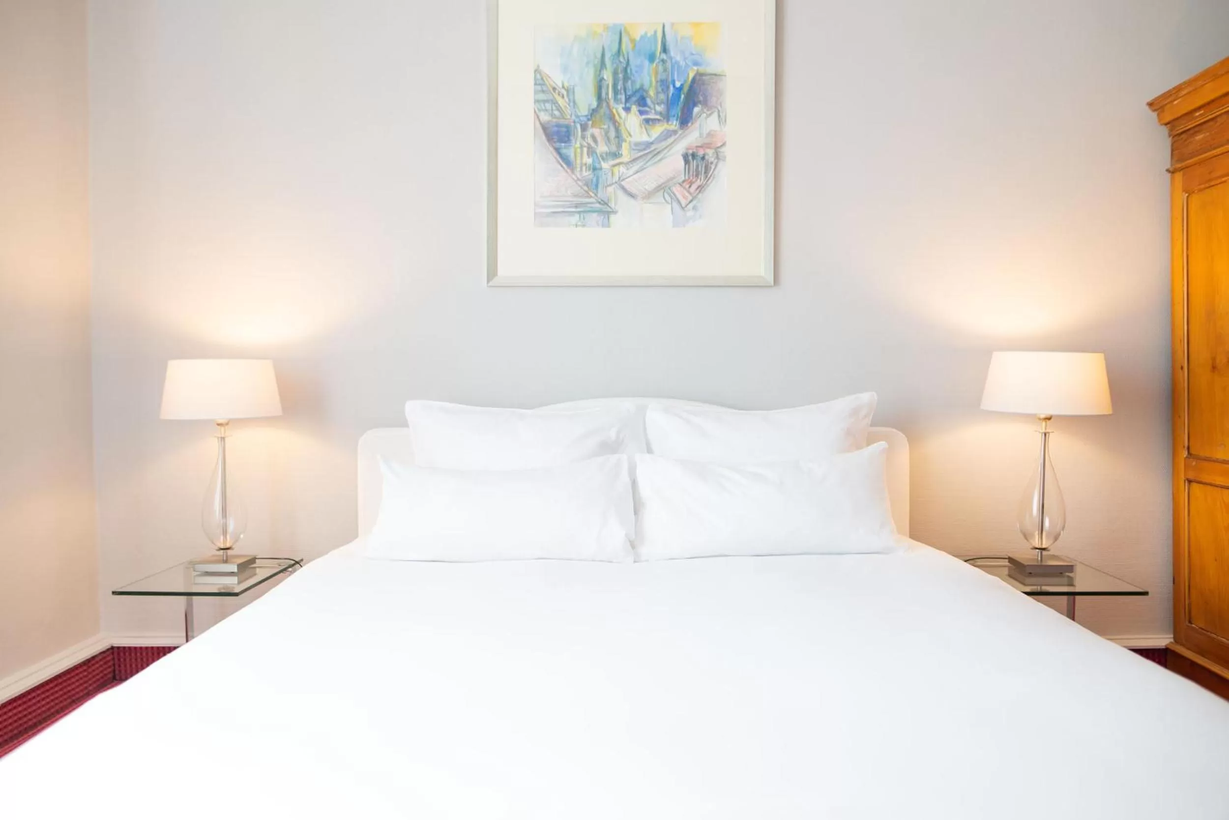 Bed in Hotel Bamberger Hof Bellevue