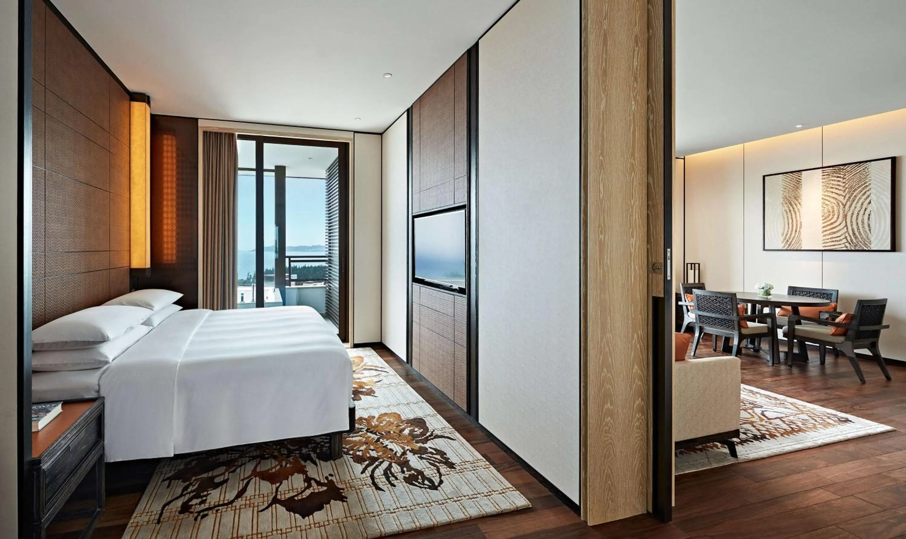 Photo of the whole room, Bed in Grand Hyatt Sanya Haitang Bay Resort and Spa