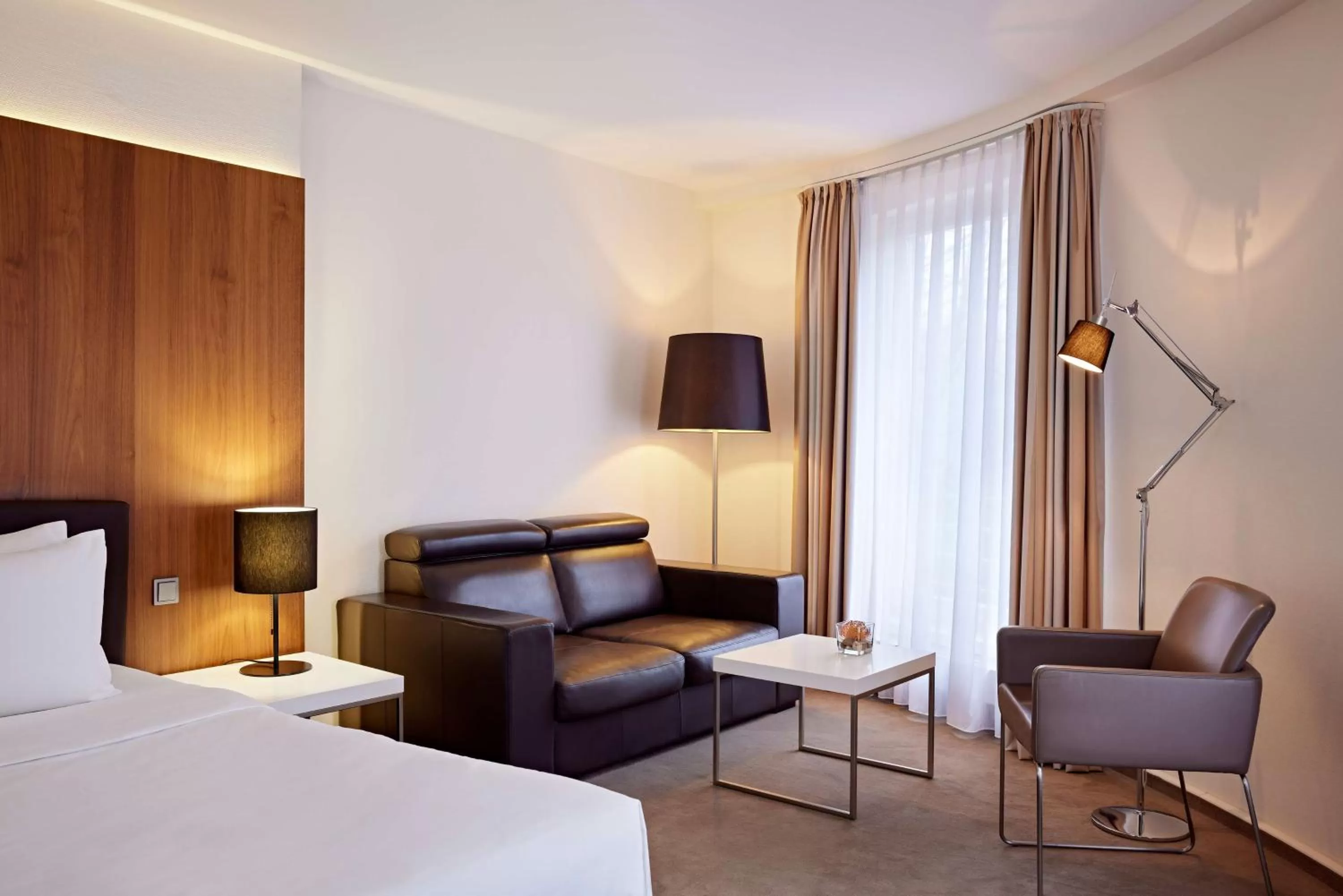 Photo of the whole room, Bed in Lindner Hotel Dusseldorf Airport, part of JdV by Hyatt