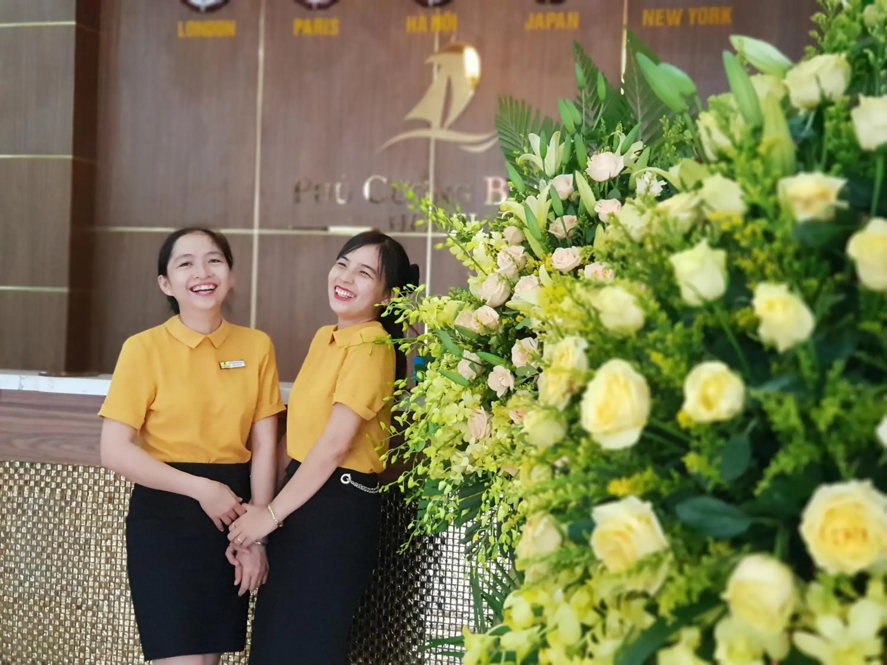 Staff in Phu Cuong Beach Hotel