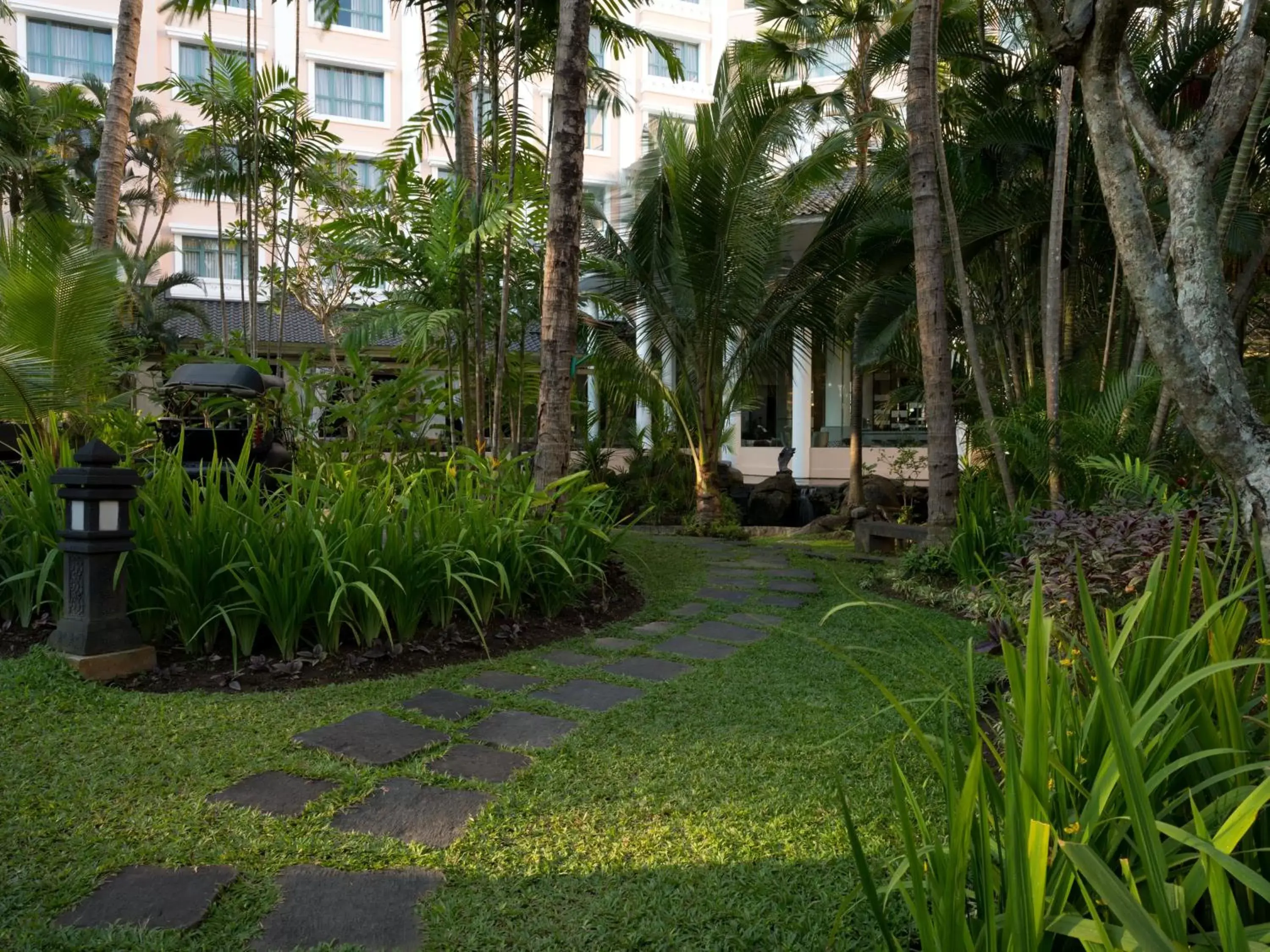 Garden in Melia Purosani Yogyakarta