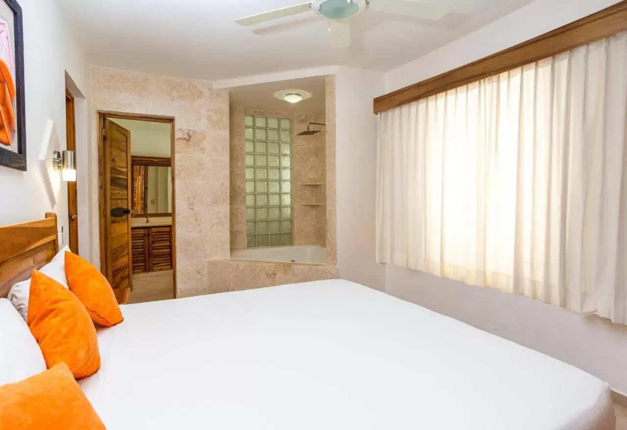 Bedroom, Bed in Albachiara Hotel - Las Terrenas