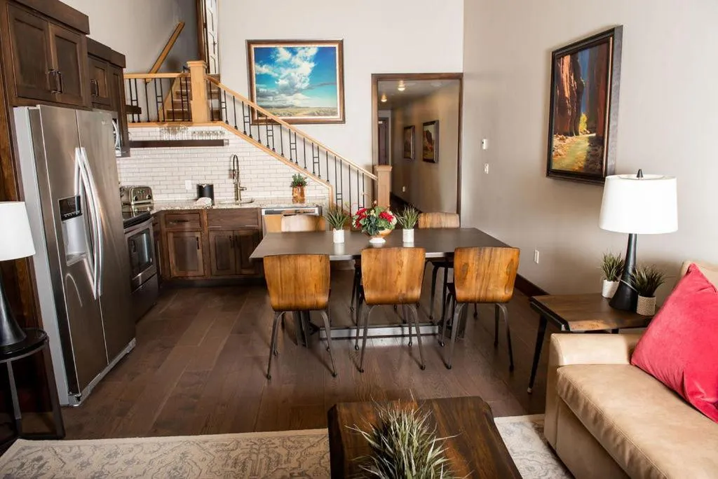 Living room in Cable Mountain Lodge