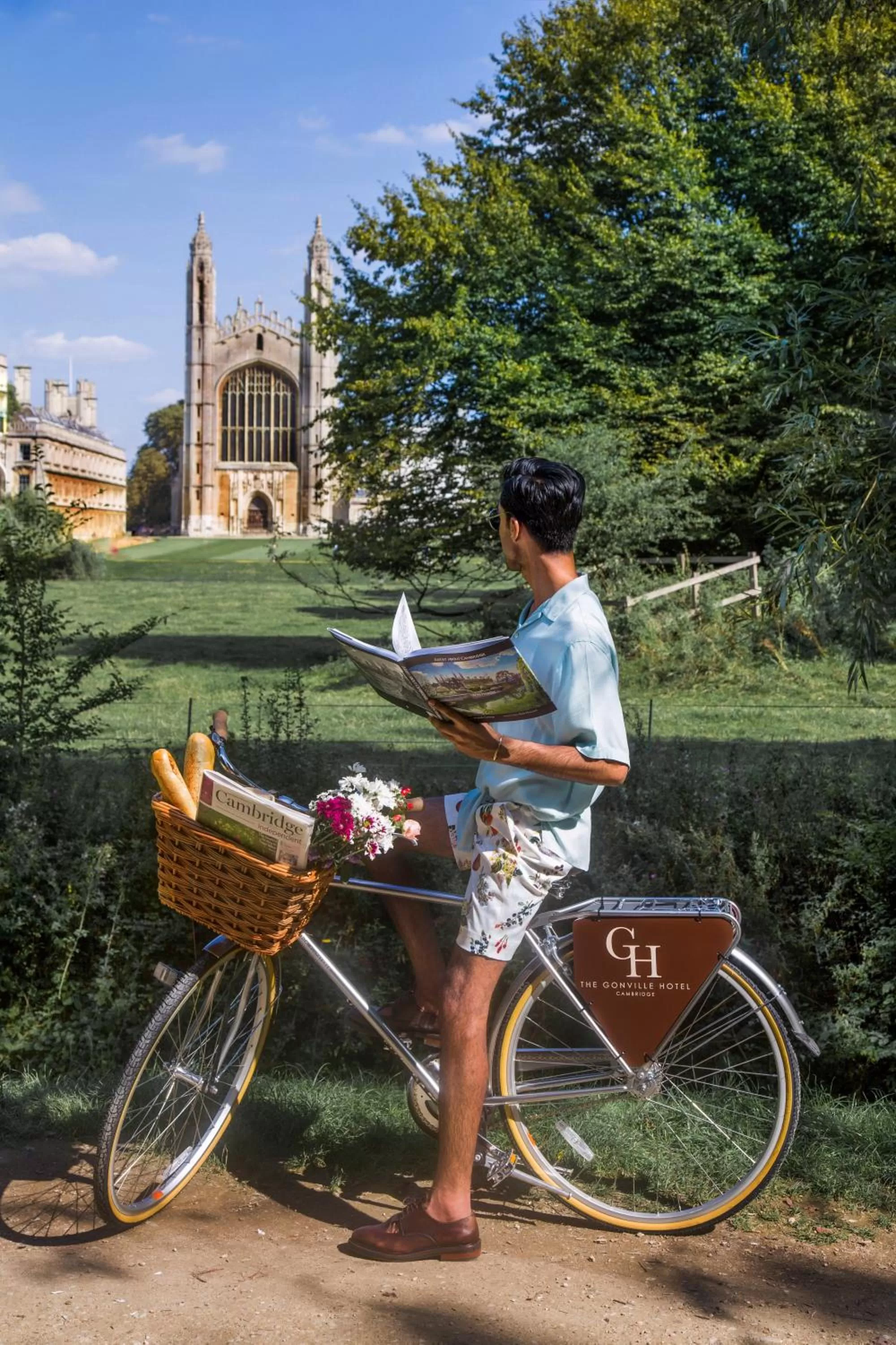 Cycling in Gonville Hotel