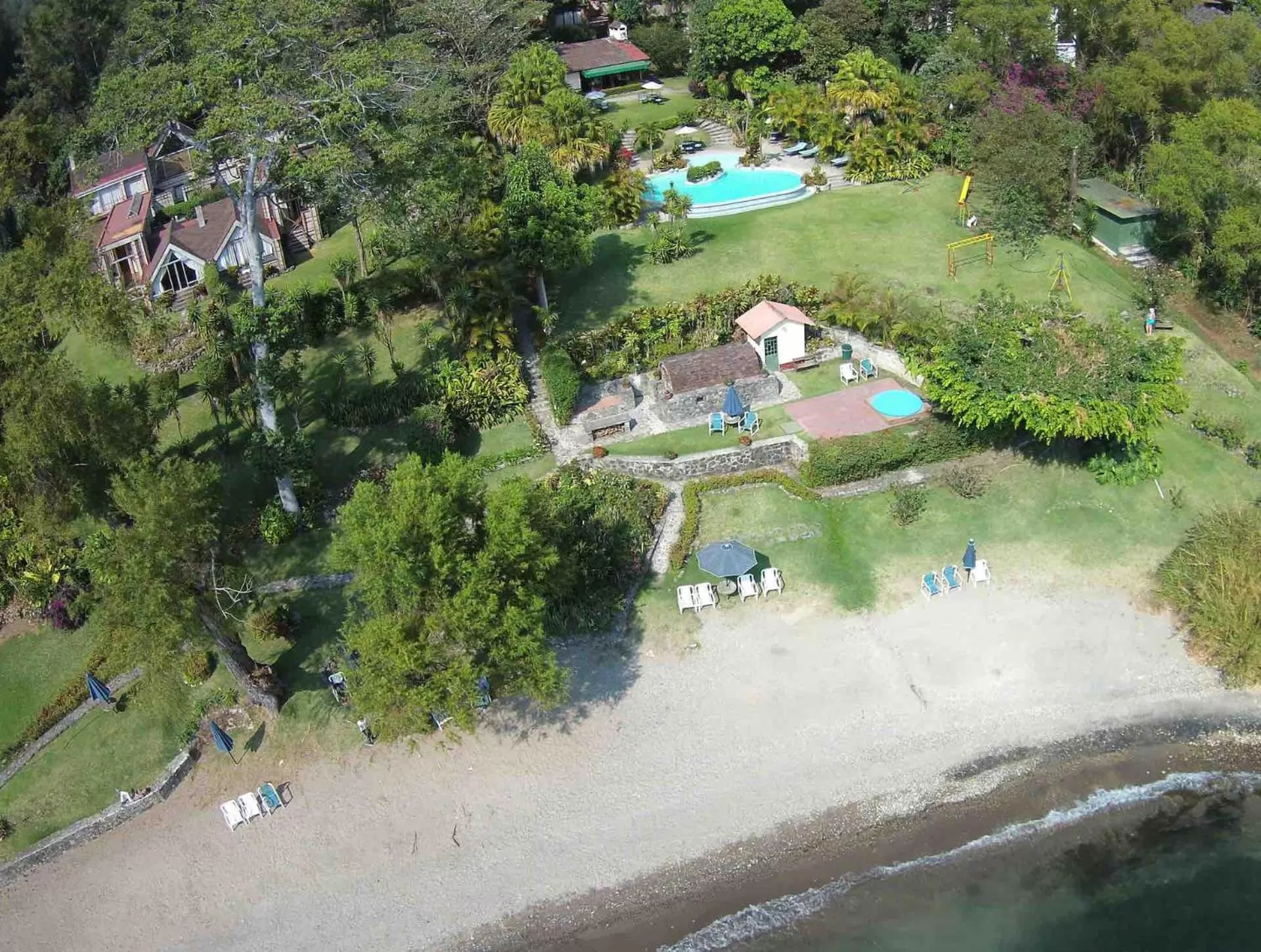 Bird's eye view in Hotel San Buenaventura de Atitlán