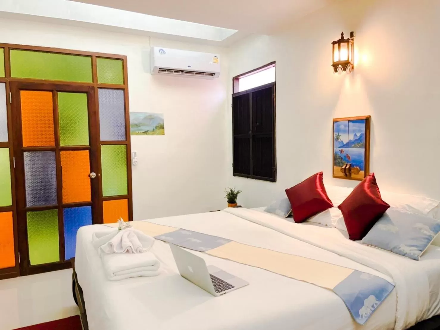 Bedroom, Bed in Rainforest Huahin Village Hotel