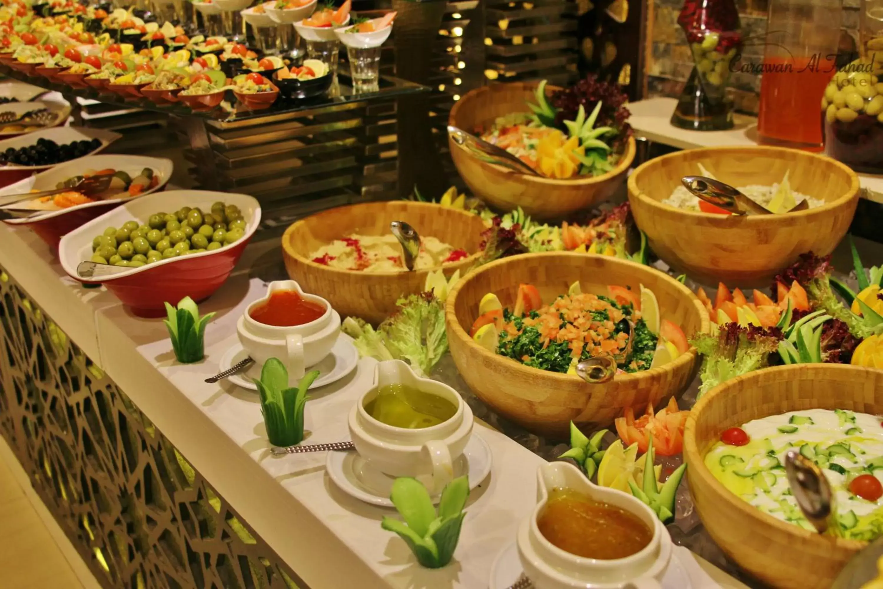 Food and drinks in Carawan Al Fahad Hotel