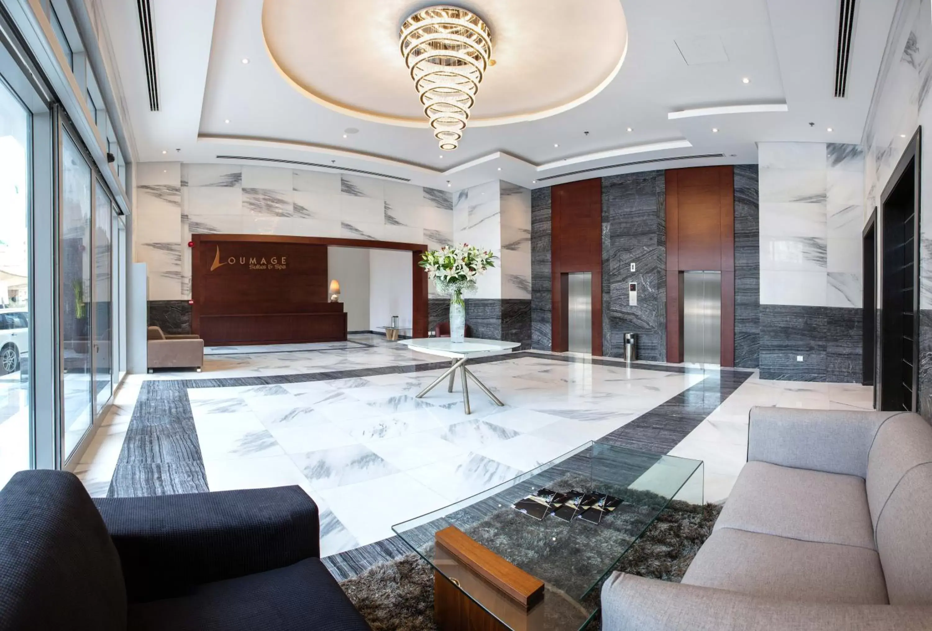 Lobby or reception in Loumage Suites and Spa