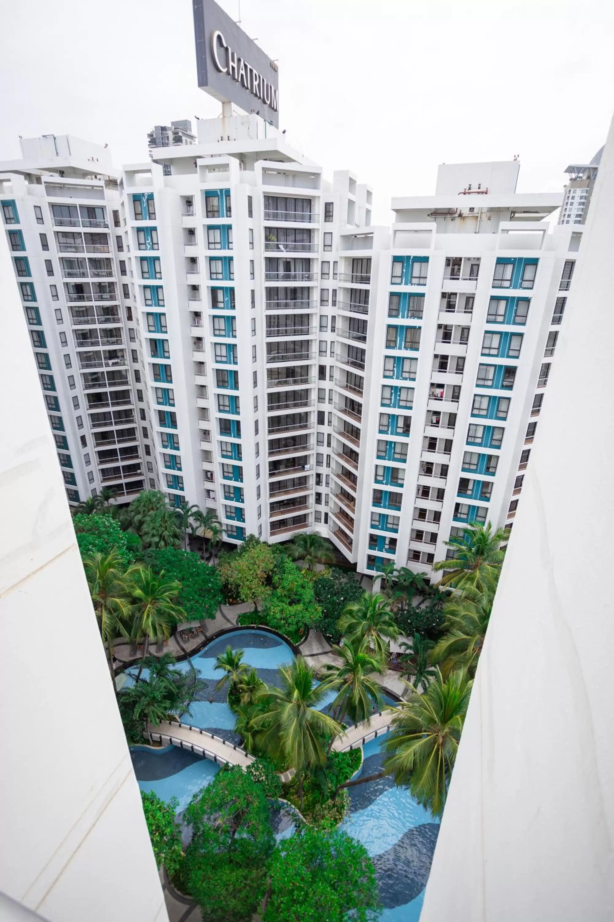 Garden view in Chatrium Sathon Bangkok