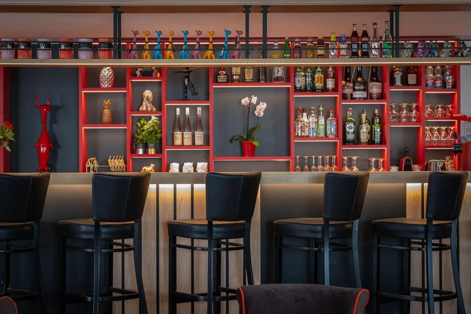 Lounge or bar, Lounge/Bar in LE M HOTEL & SPA HONFLEUR