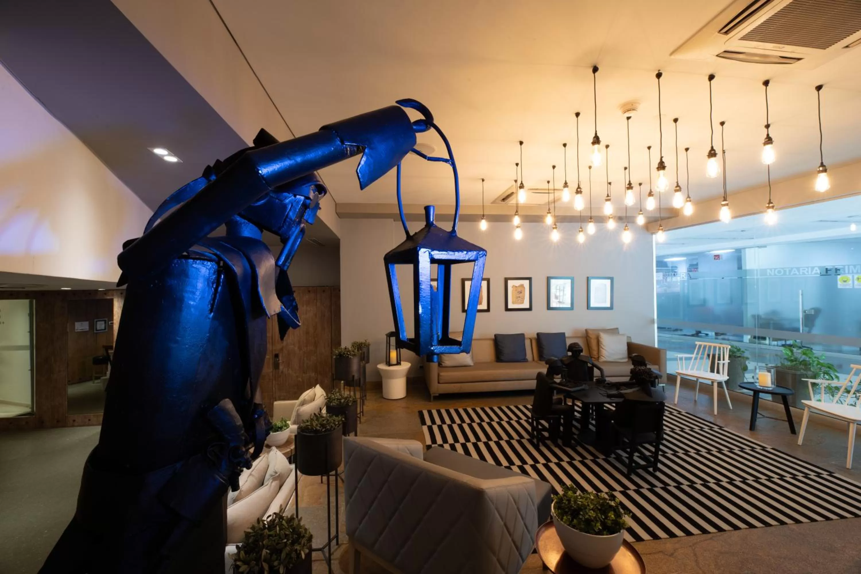 Lobby or reception in GHL San Lazaro Art Hotel