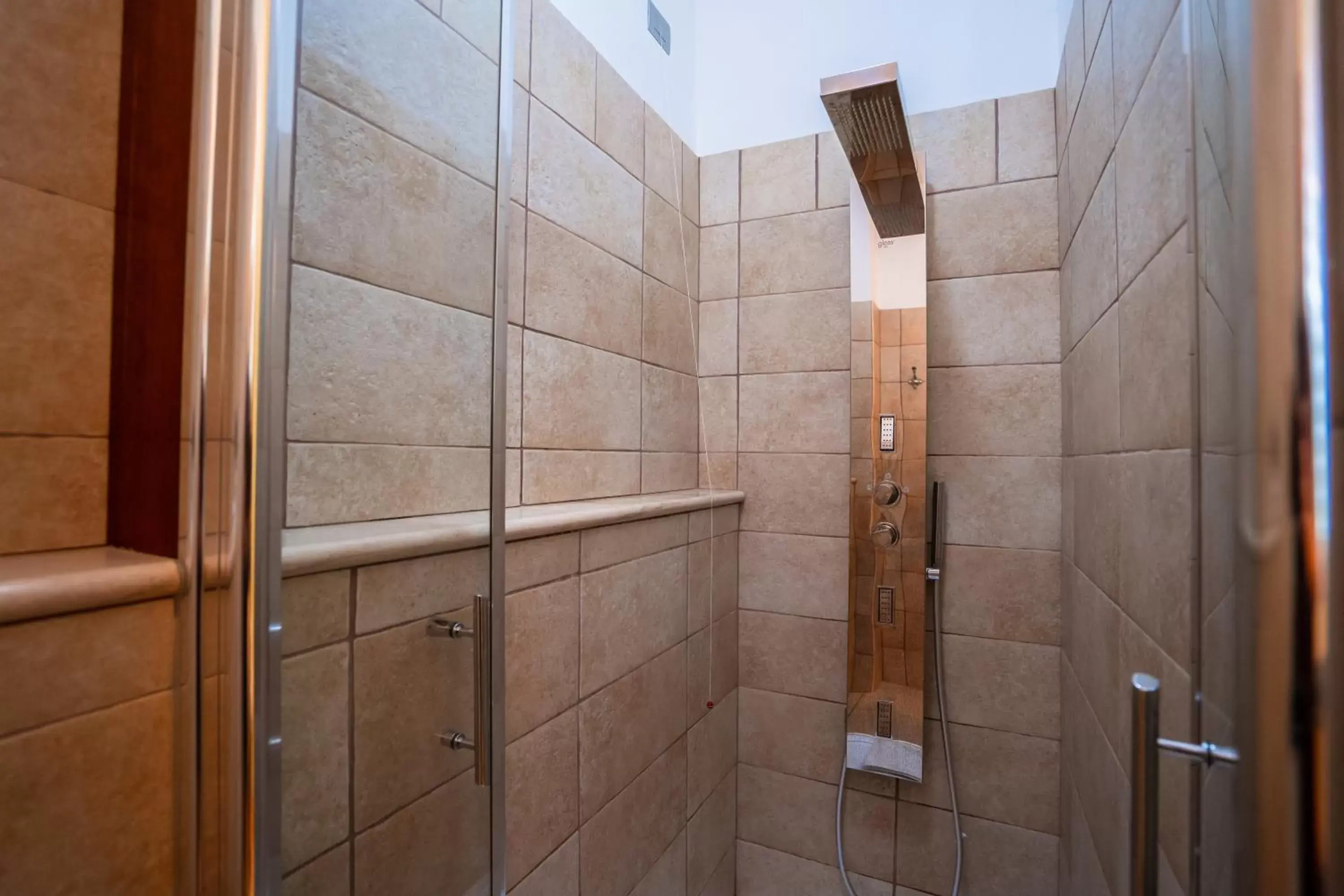 Shower, Bathroom in Villa D'Anzi B&B