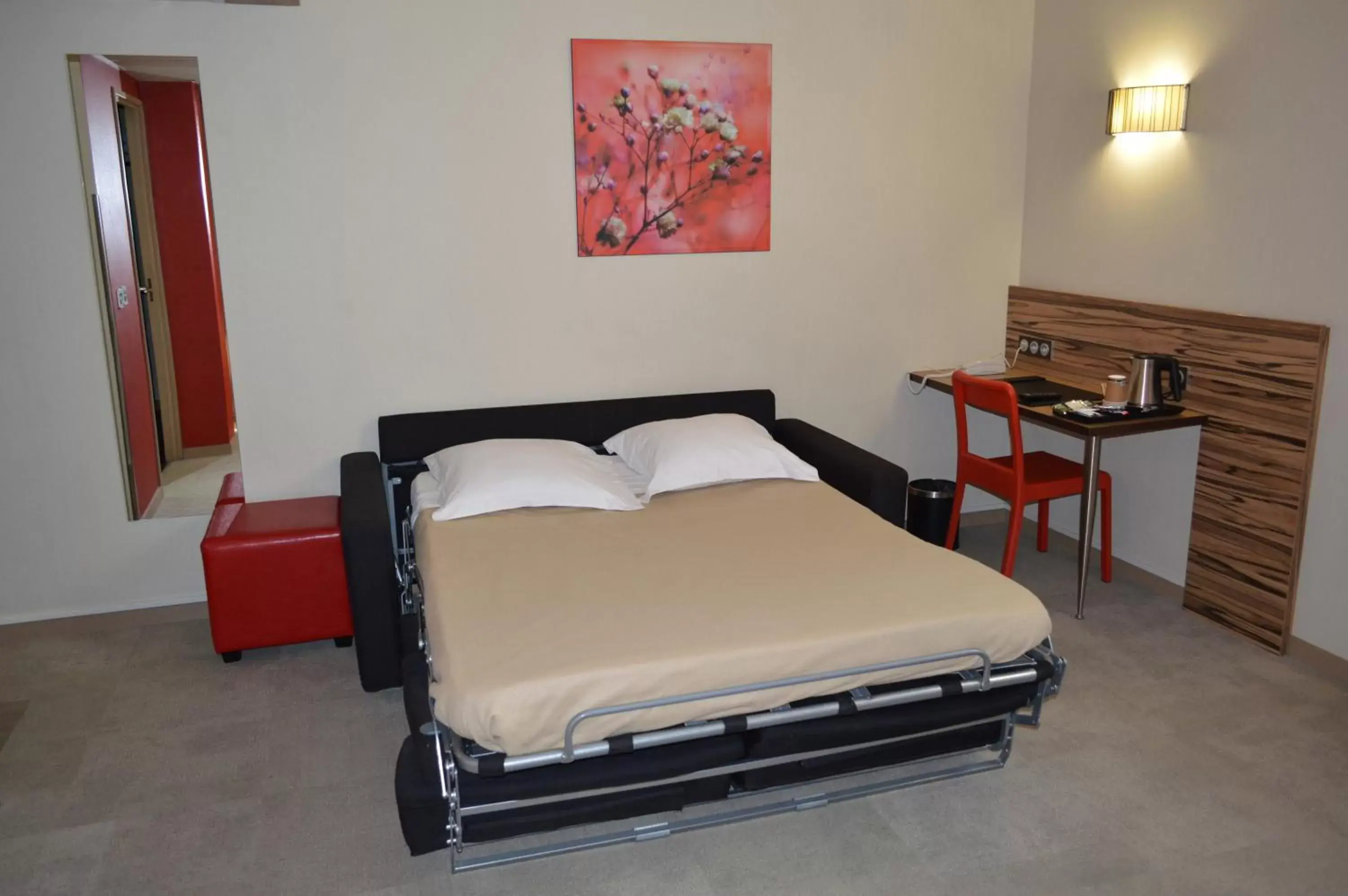 Bed in Aparthotel Adagio Lyon Patio Confluence