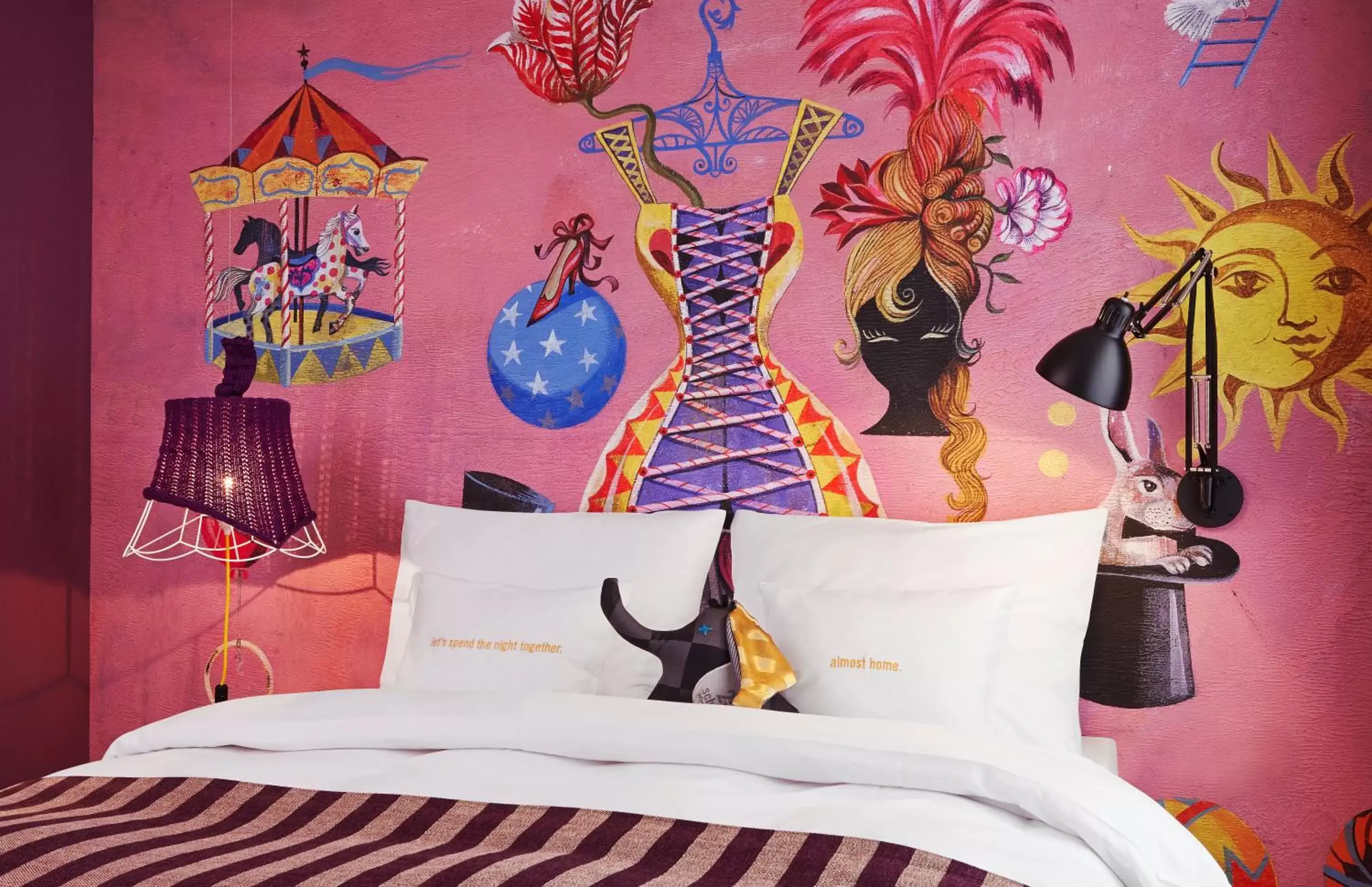 Bed in 25hours Hotel beim MuseumsQuartier Bed in 25hours Hotel beim MuseumsQuartier