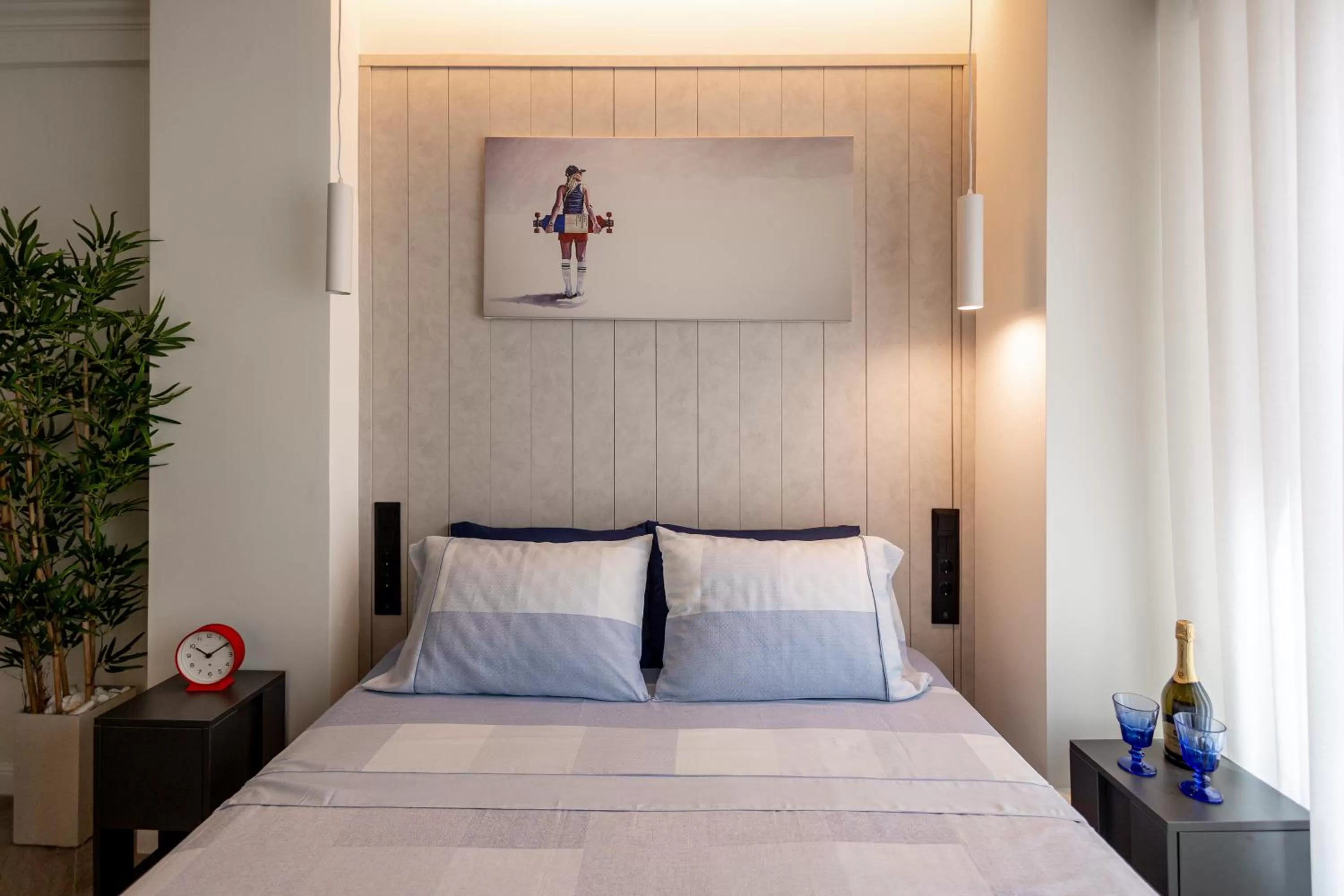 Bed in Triple A @ Trendy Psiri - Art & Nightlife