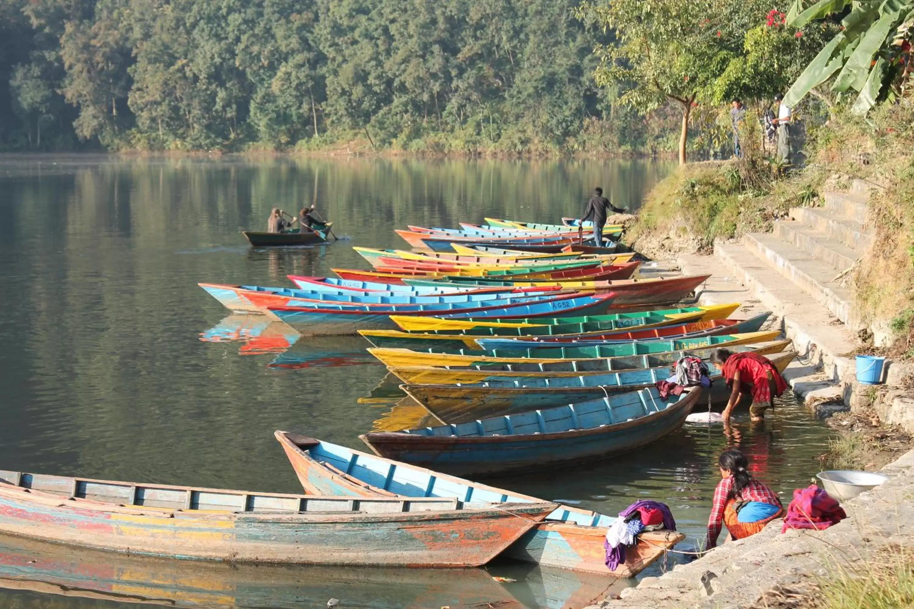 Beach in New Pokhara Lodge - Lakeside, Pokhara Nepal