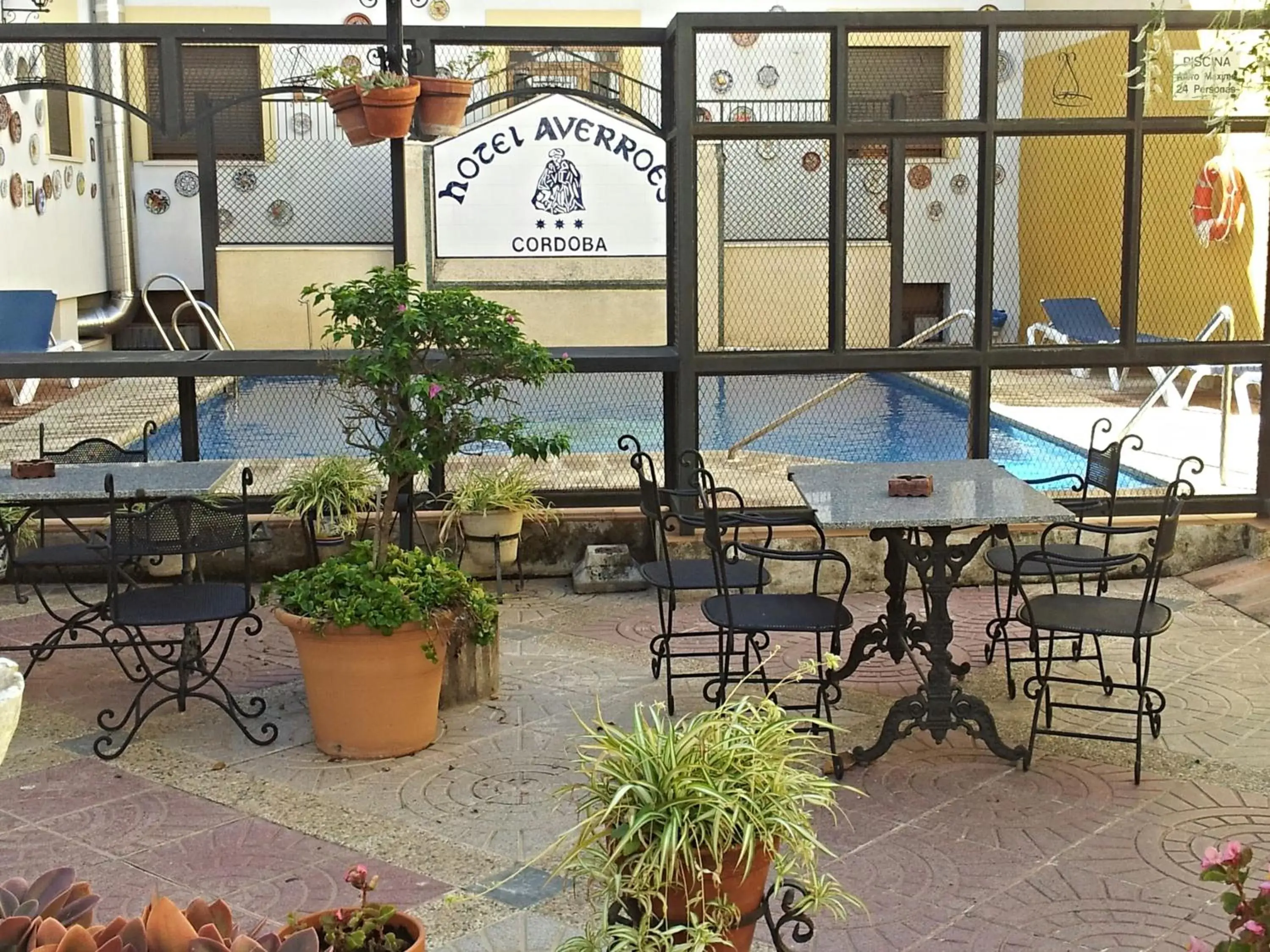 Patio in Hotel Averroes