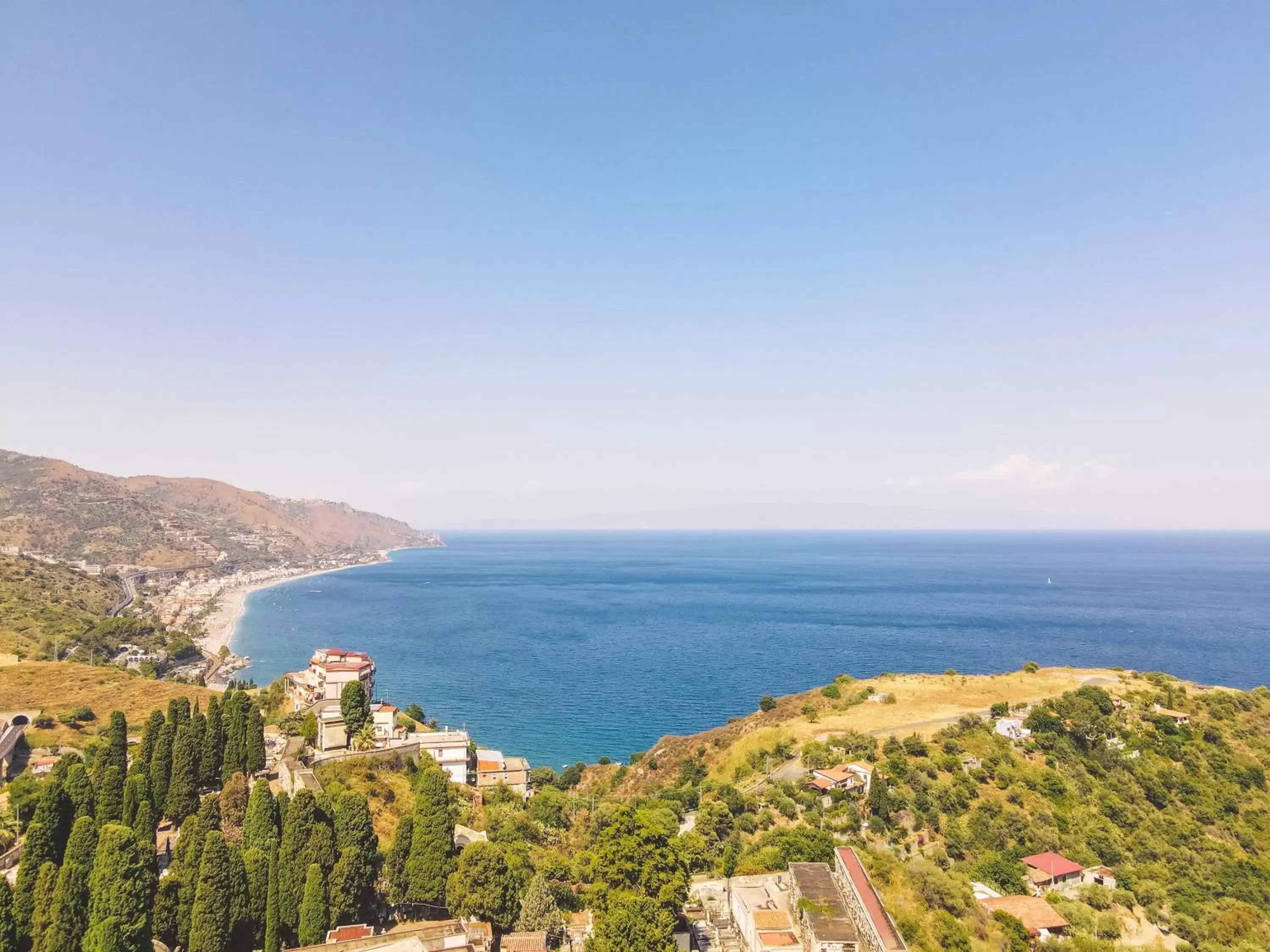 Sea view in Taormina Palace Hotel