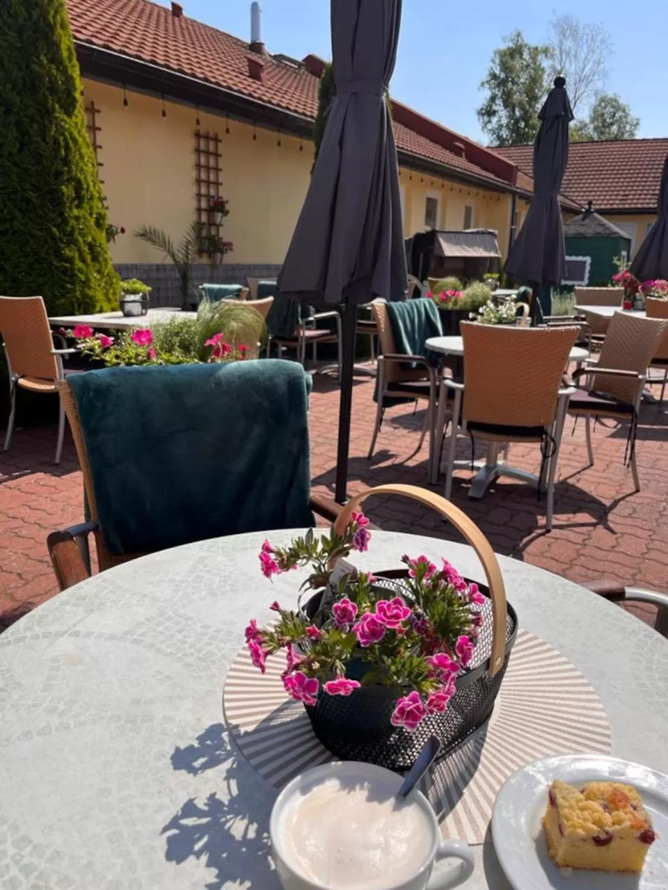 Patio in Hotel Pommerscher Hof