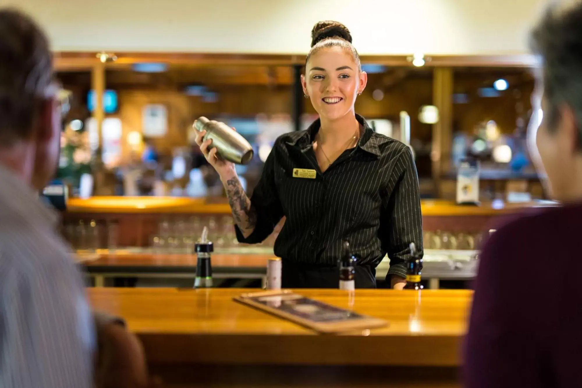 Staff, Lounge/Bar in Tall Timbers Tasmania