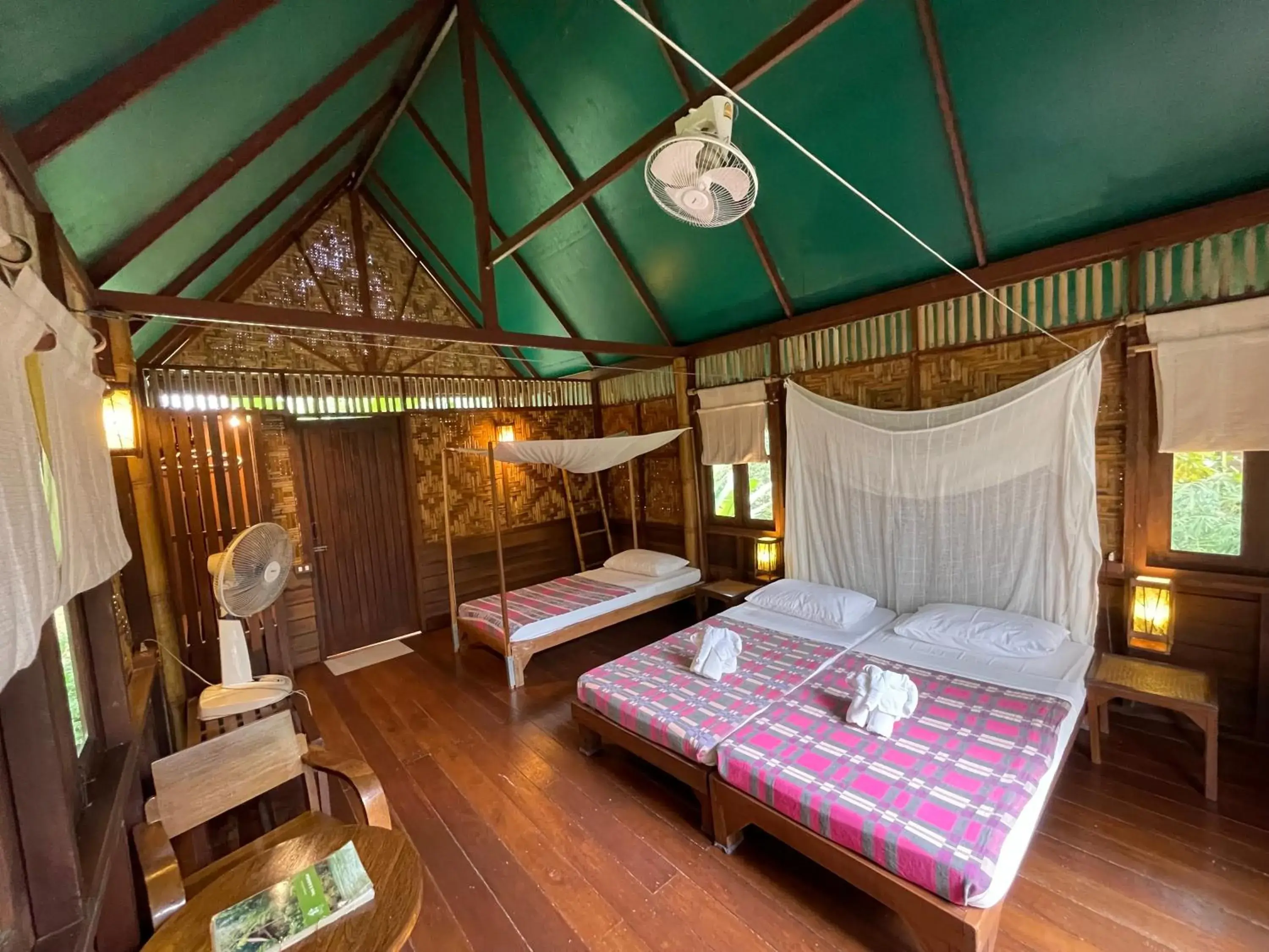 Bedroom, Bed in Our Jungle Camp - Eco Resort SHA Certified