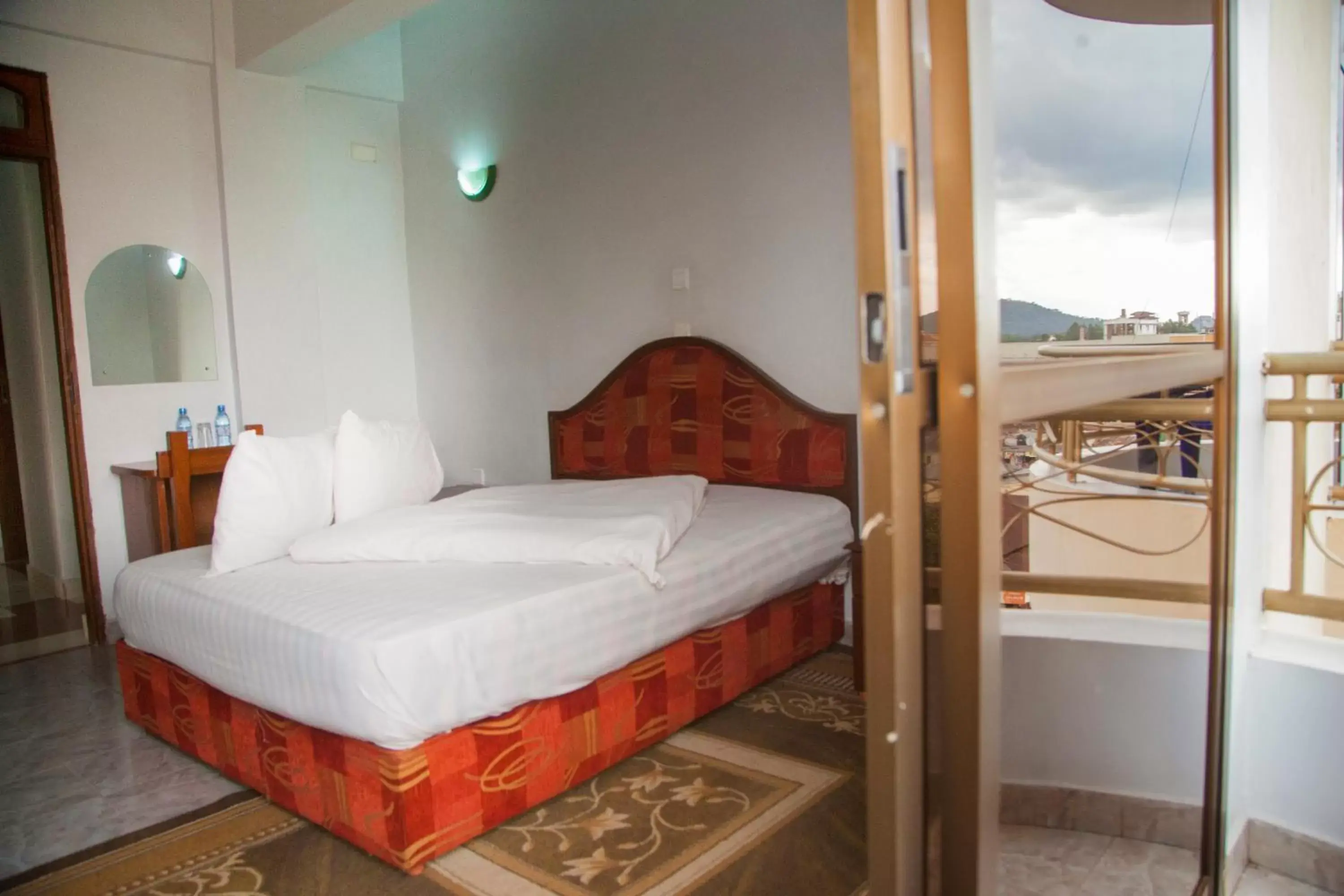 Balcony/Terrace, Bed in Natron Palace Hotel