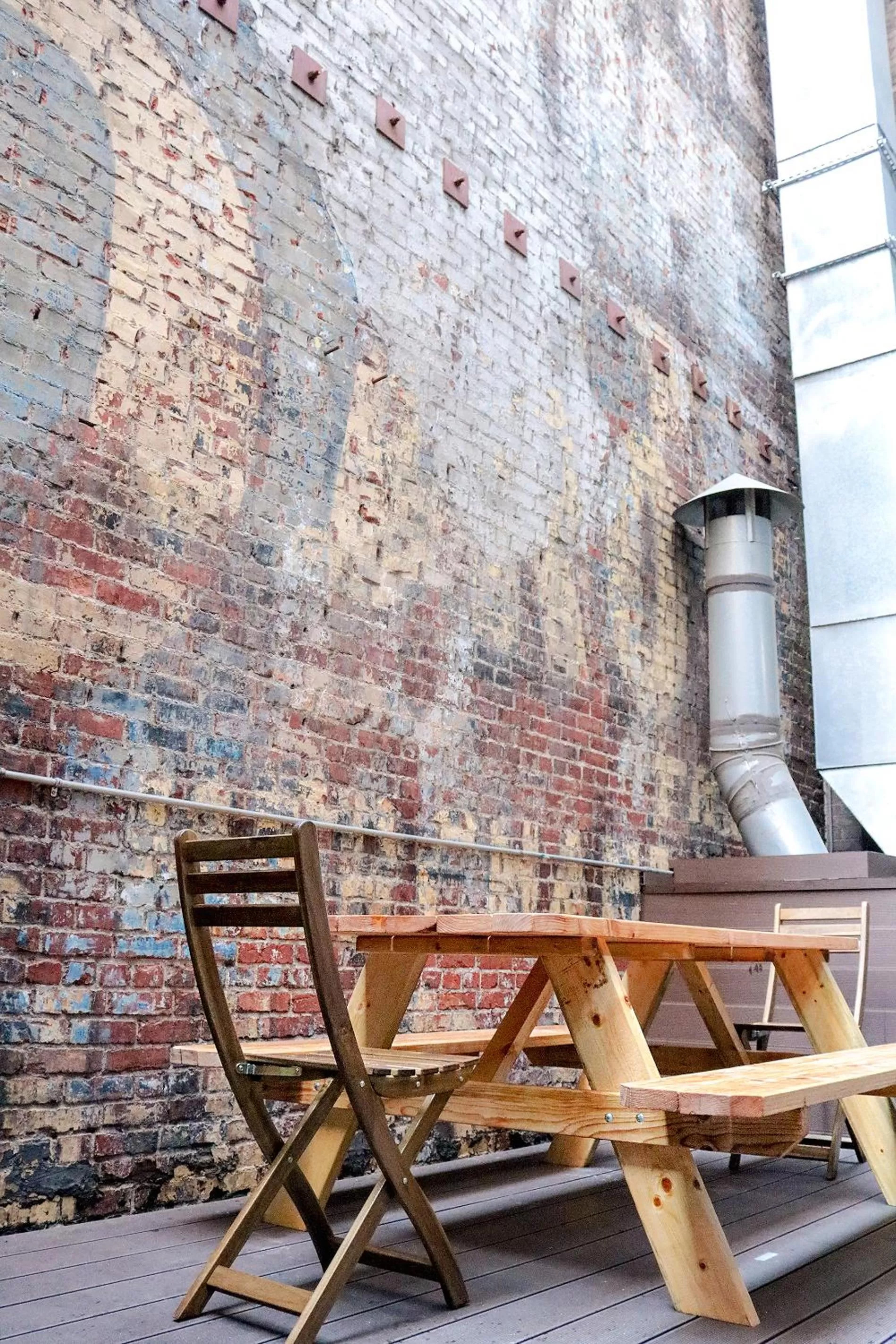 Patio in The Haas Suites