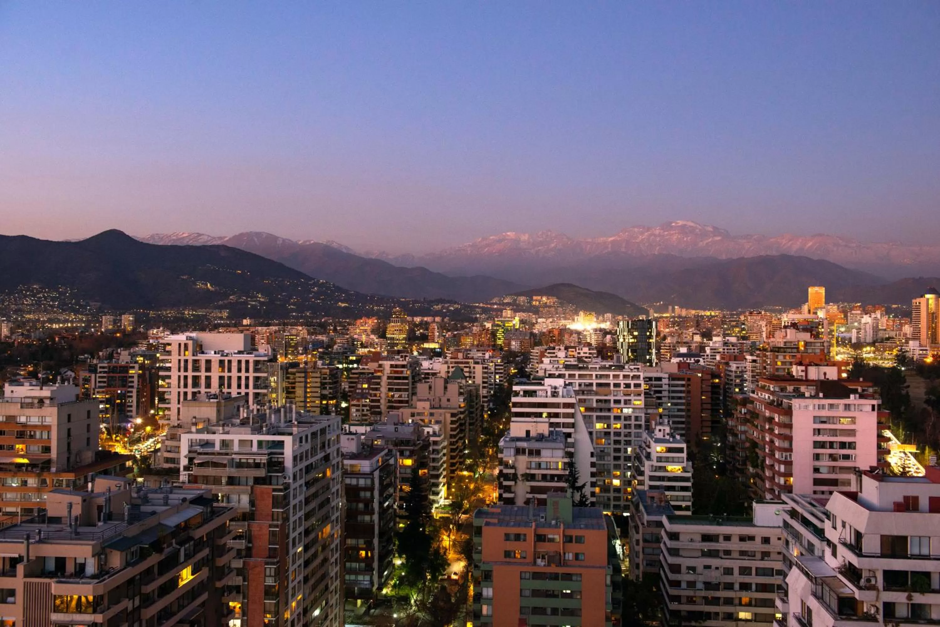 City view in Pullman Santiago Vitacura