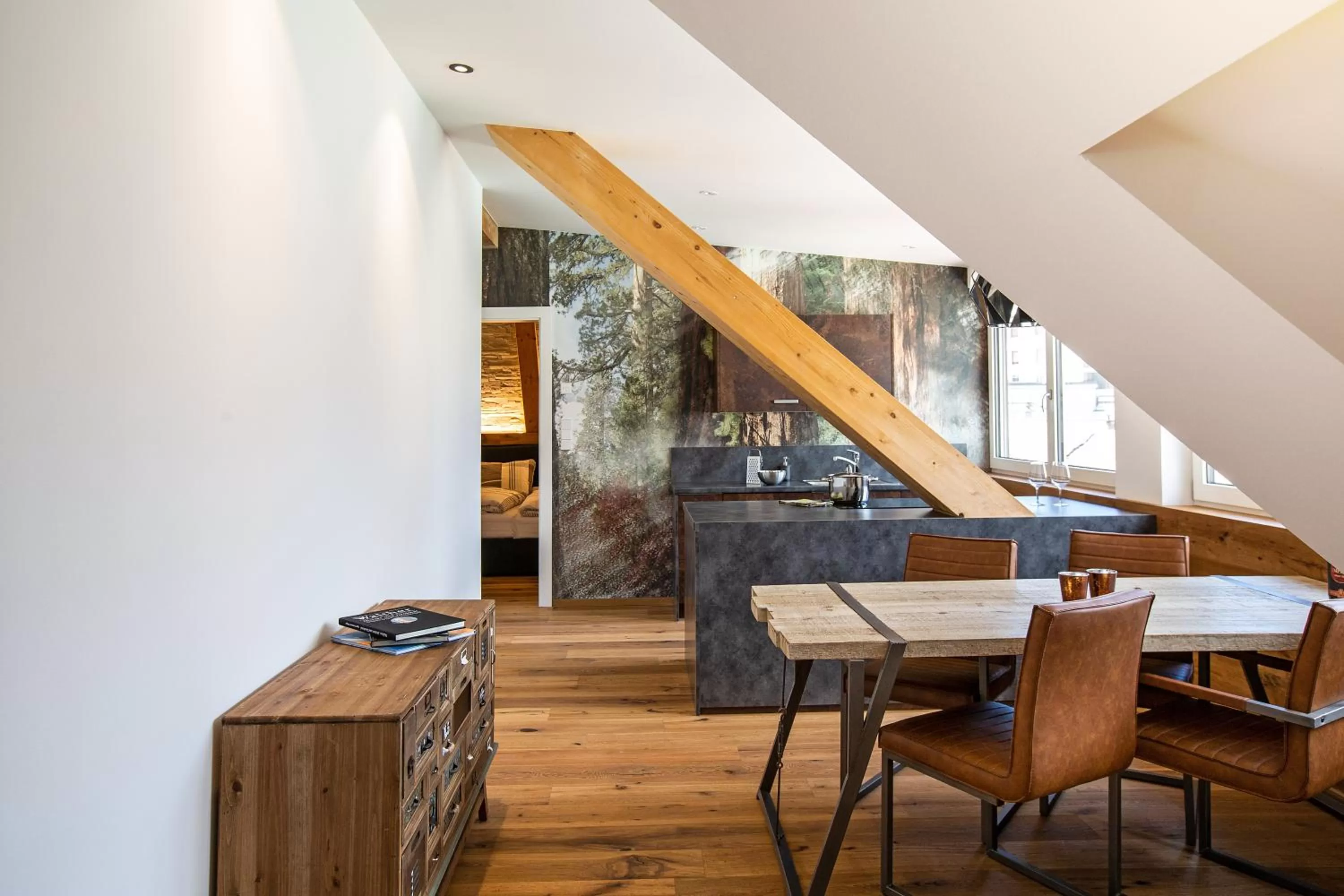 Kitchen or kitchenette in Residence Rösch