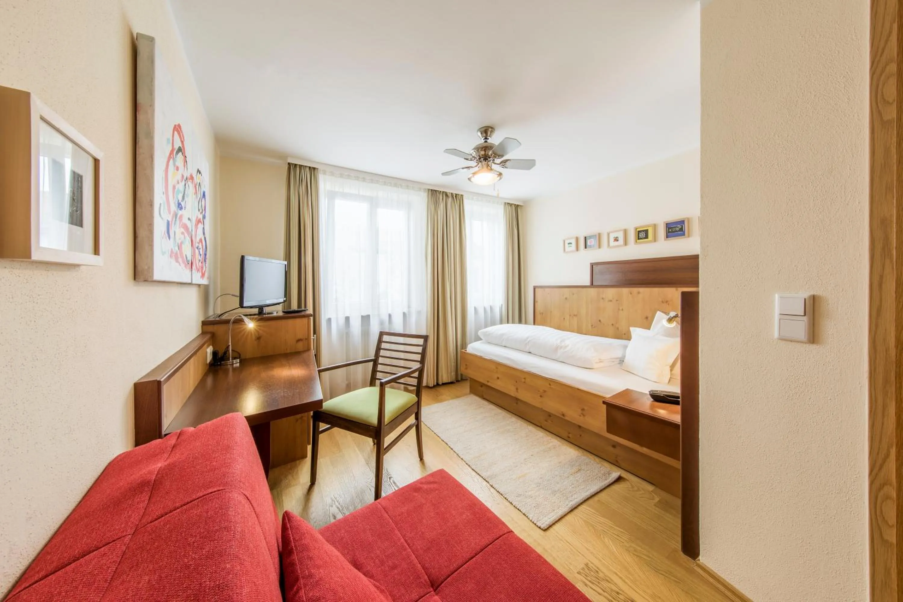 TV and multimedia, Bed in Hotel Brunner