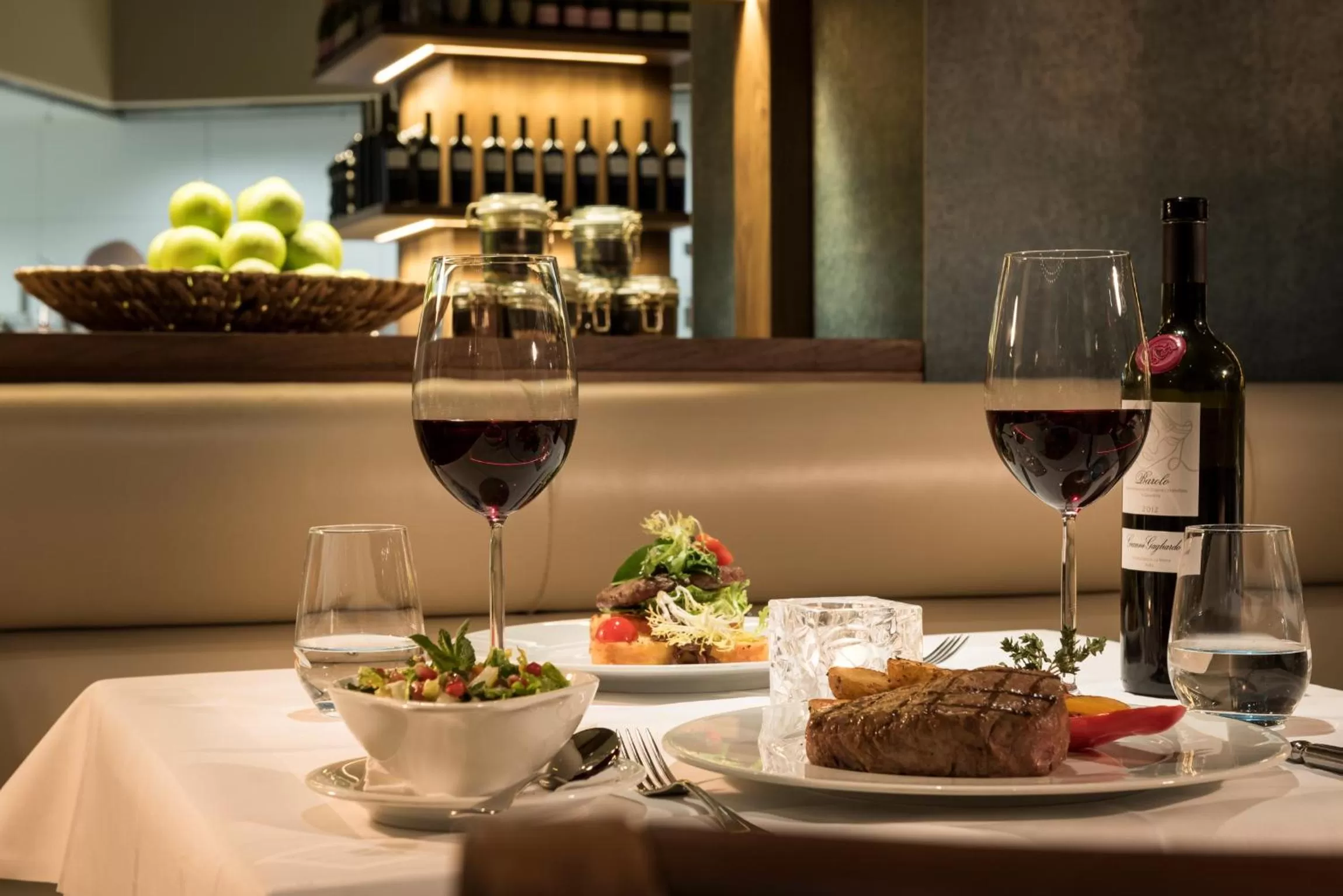 Food close-up in Estrel Berlin