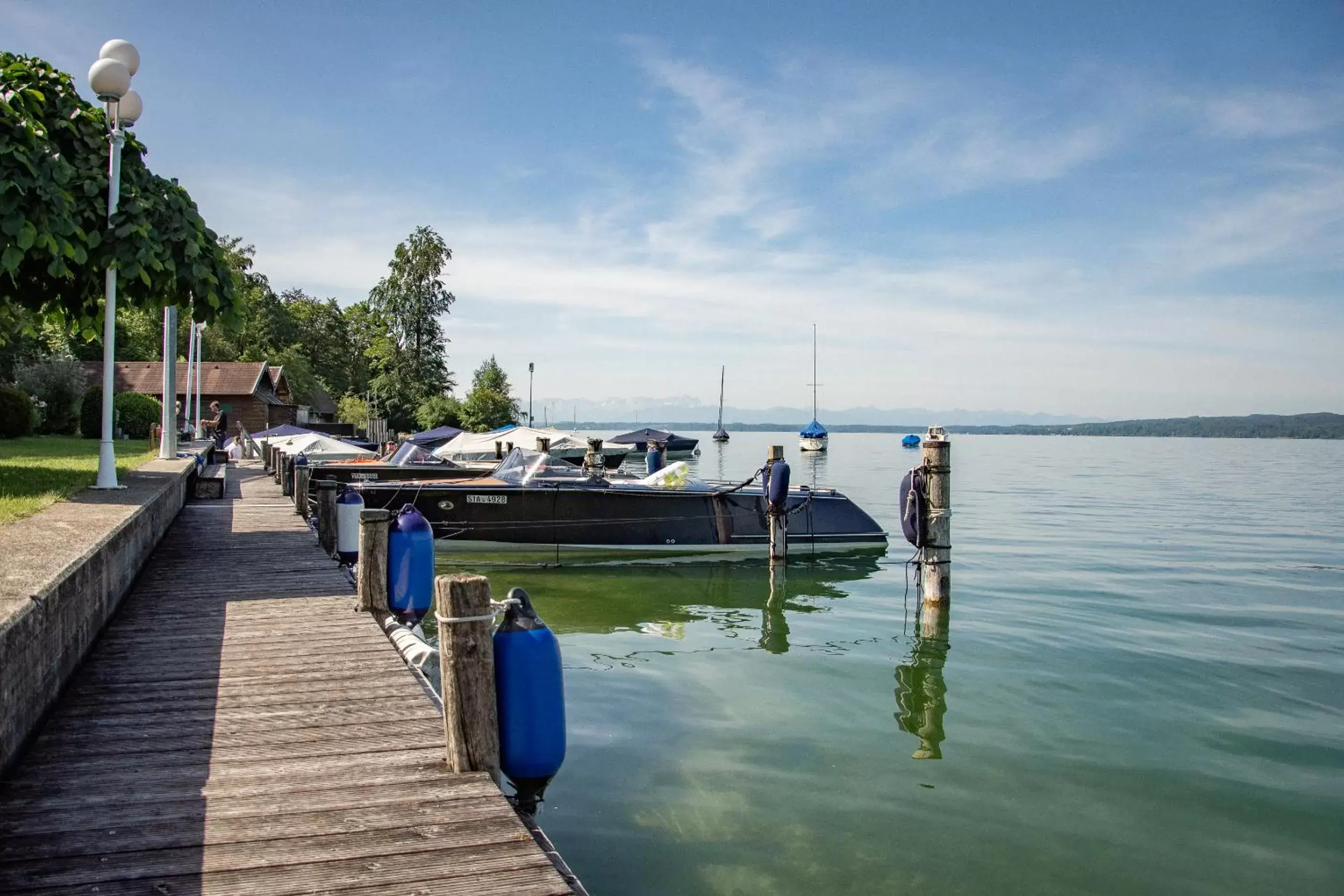 Lake view in Seehotel Leoni