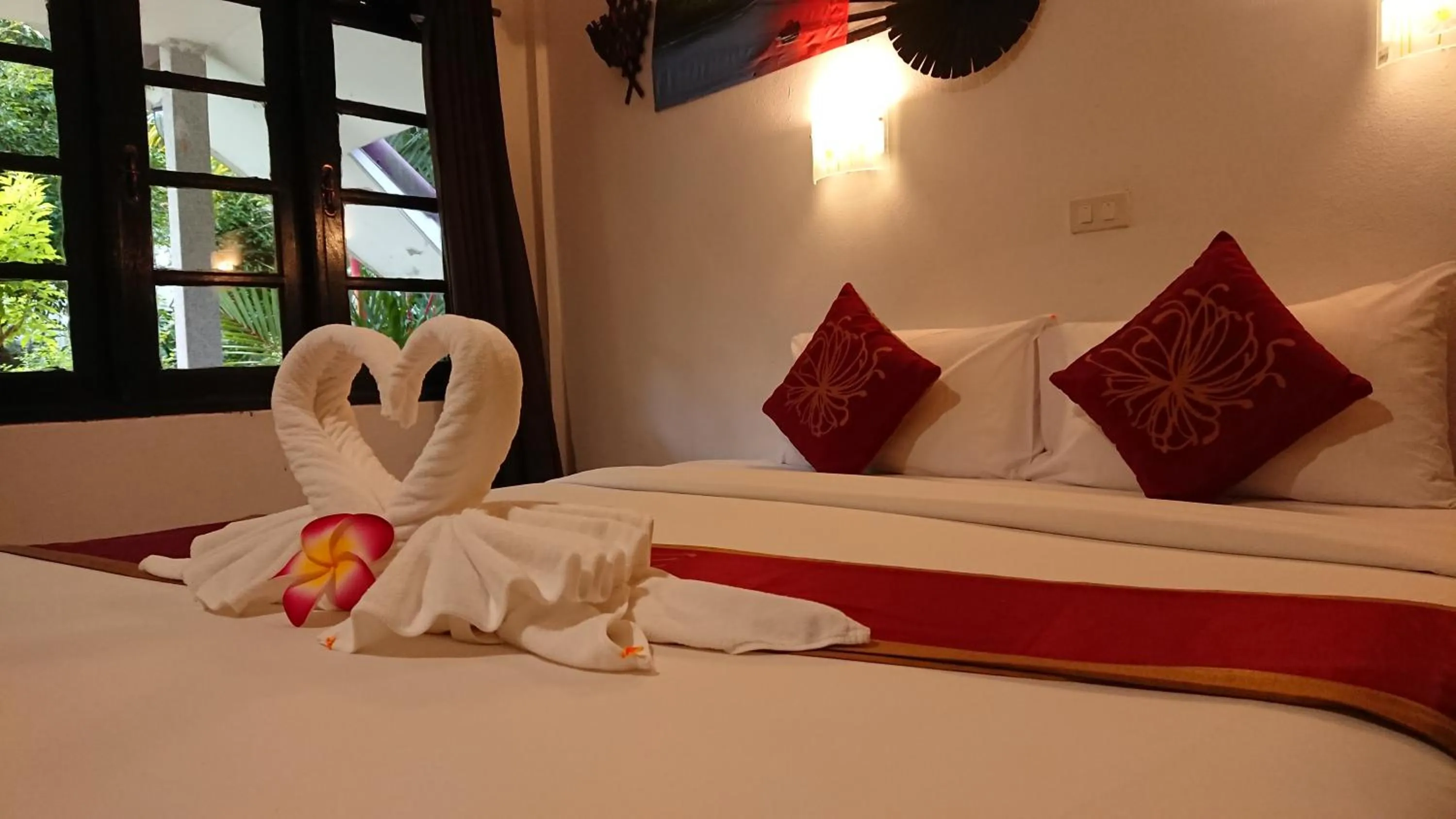 Bed in The Krabi Forest Homestay