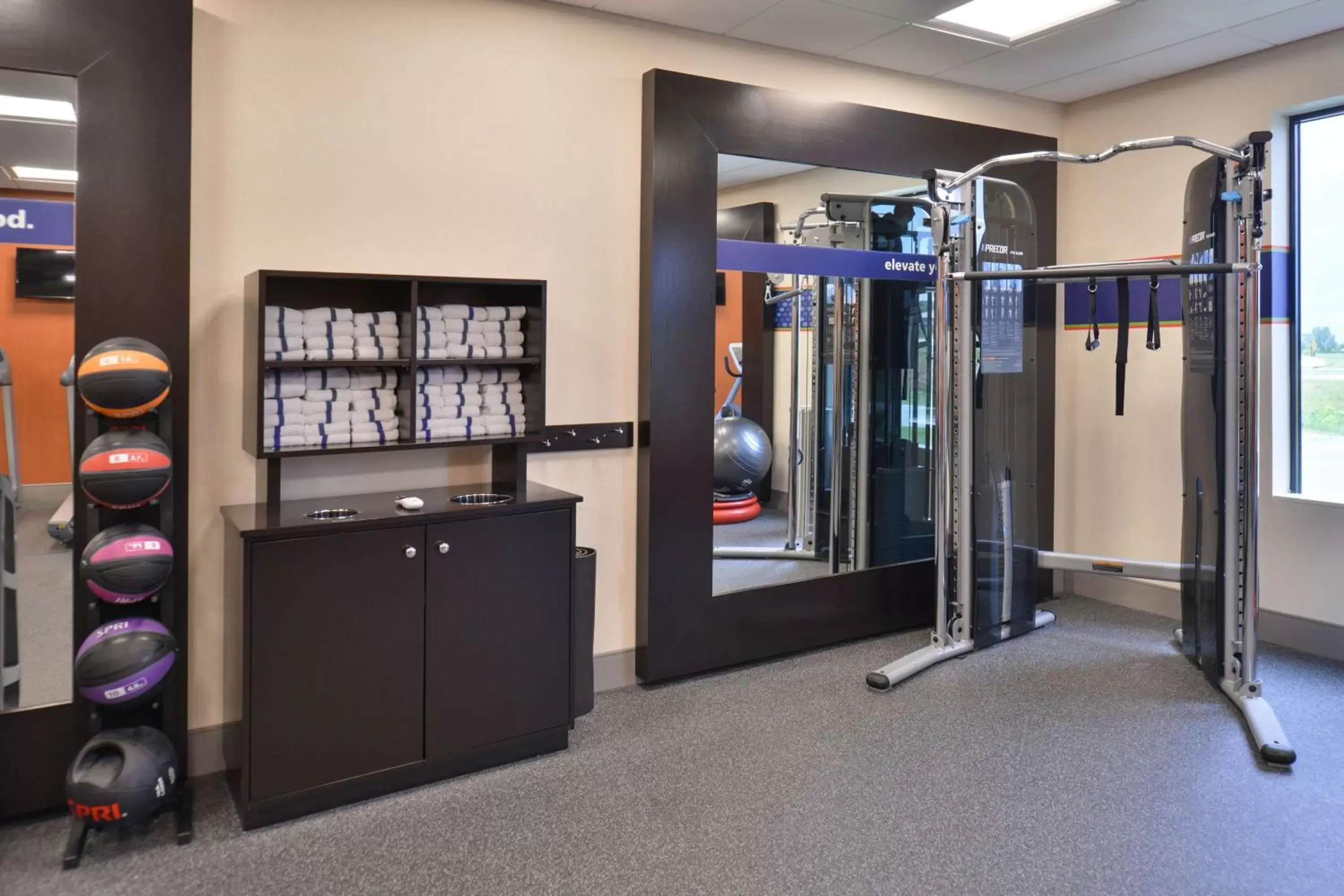 Fitness centre/facilities in Hampton Inn and Suites Ames, IA Fitness centre/facilities in Hampton Inn and Suites Ames, IA