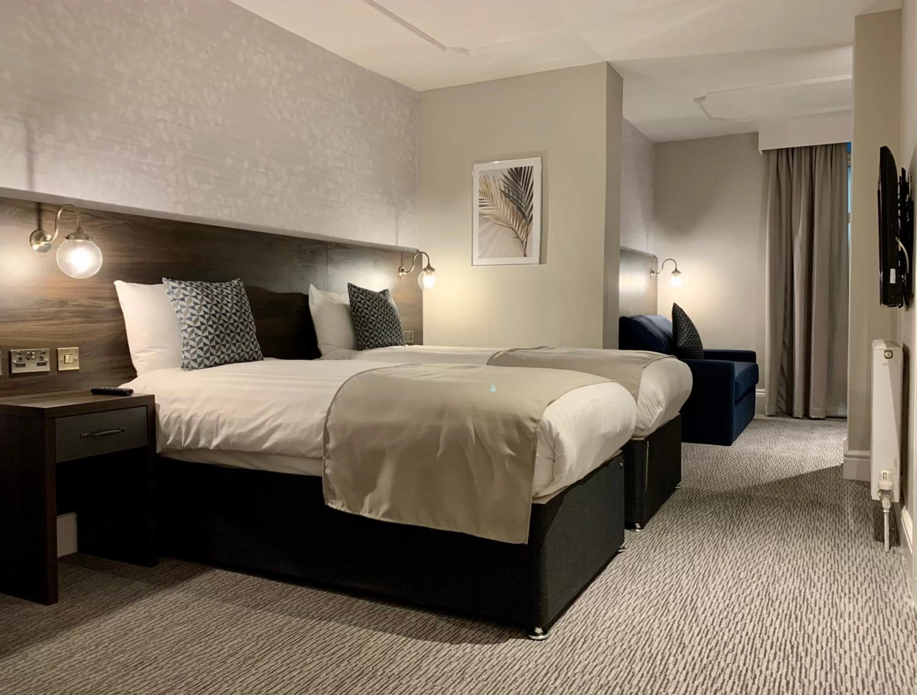 Bed in Trafford Hall Hotel Manchester, Trademark Collection by Wyndham