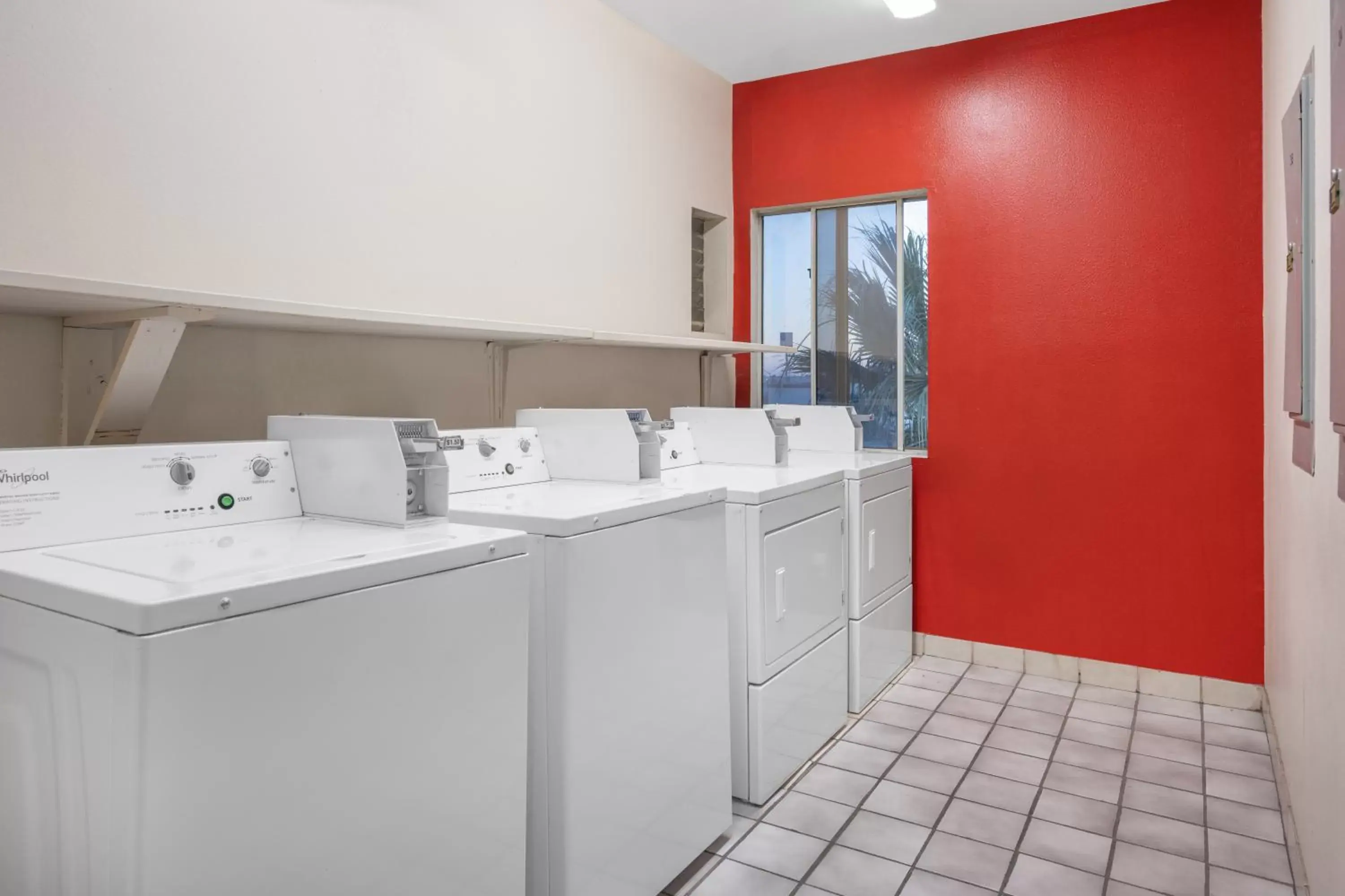 laundry, Bathroom in Ramada by Wyndham Bakersfield