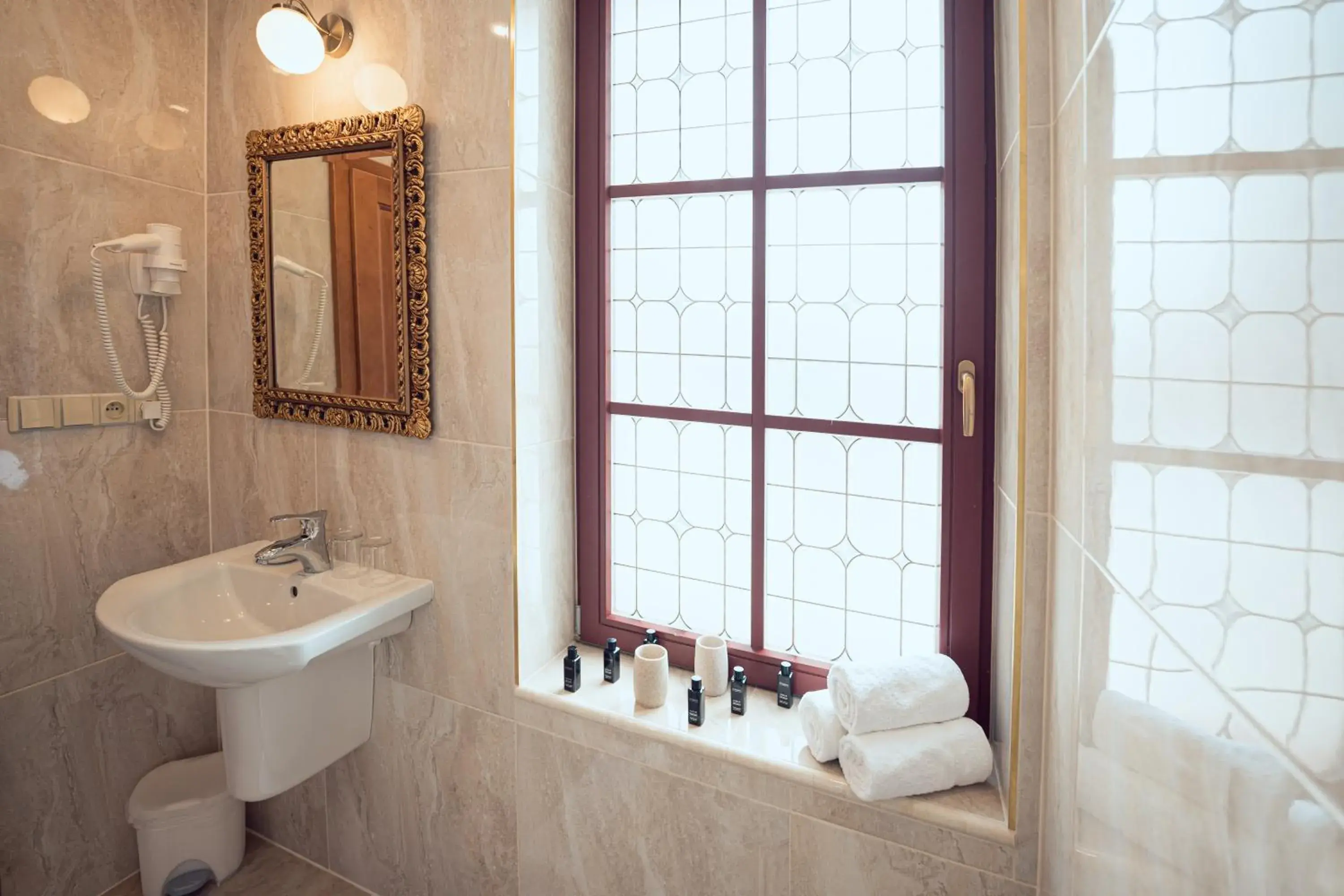 Bathroom in Hotel Svatojánský Dvůr