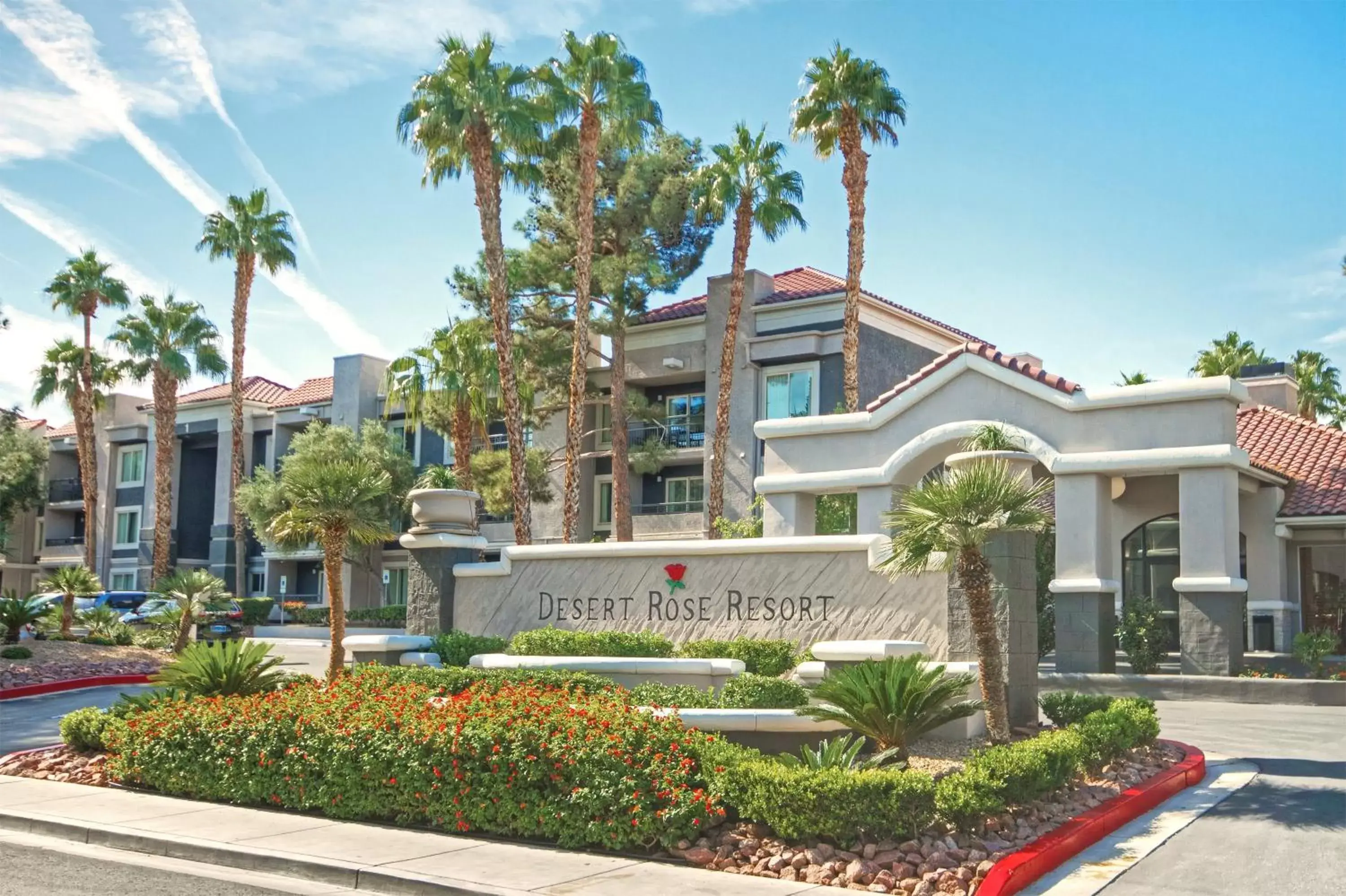 Facade/entrance in Desert Rose Resort