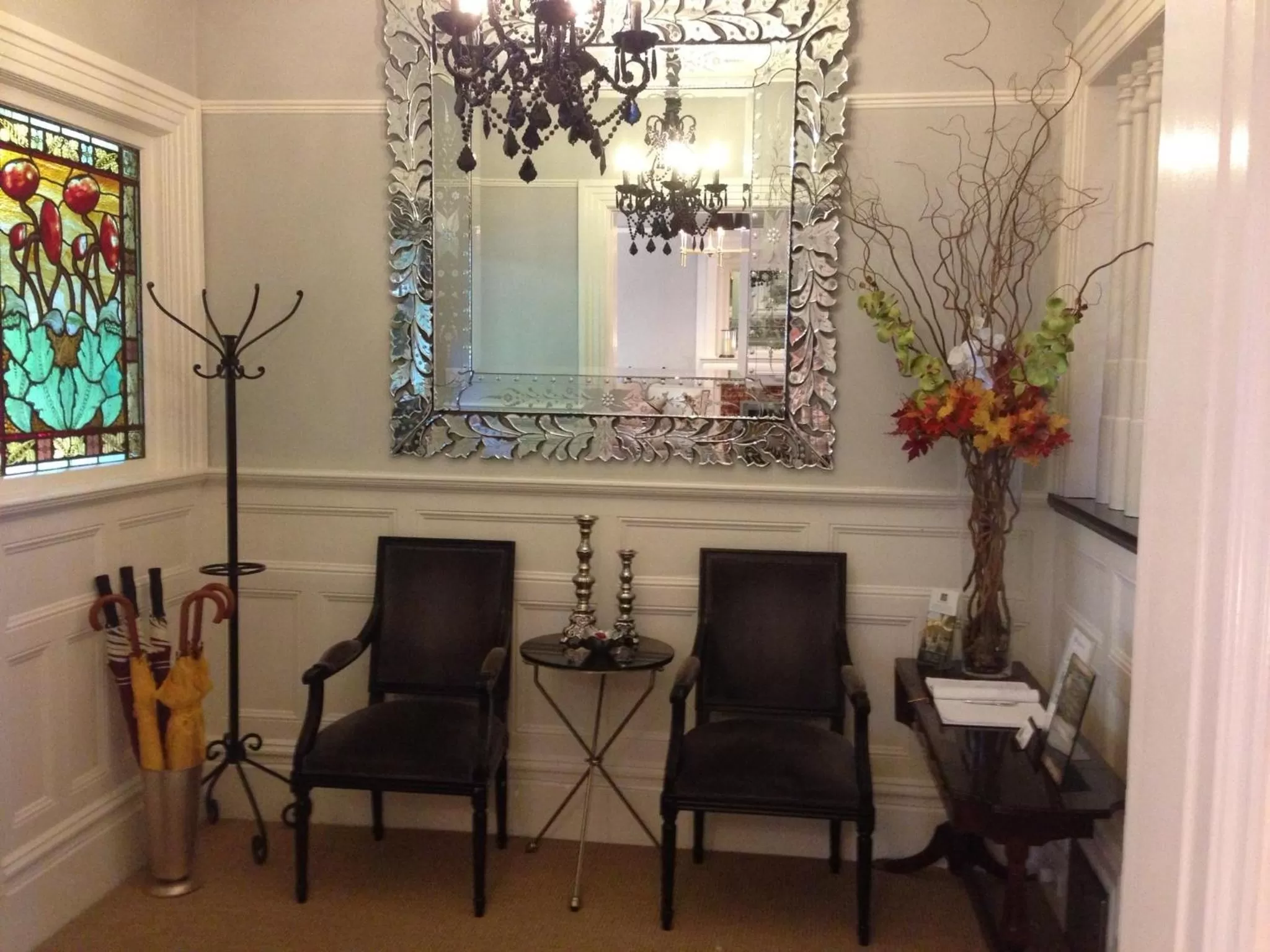 Decorative detail, Seating Area in Barclay House Bed and Breakfast