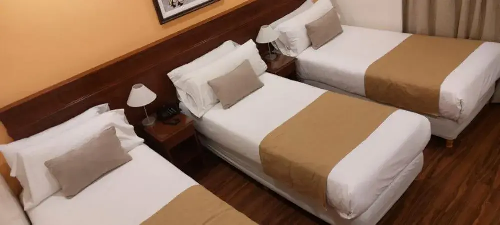 Bed in Ritz Hotel Mendoza