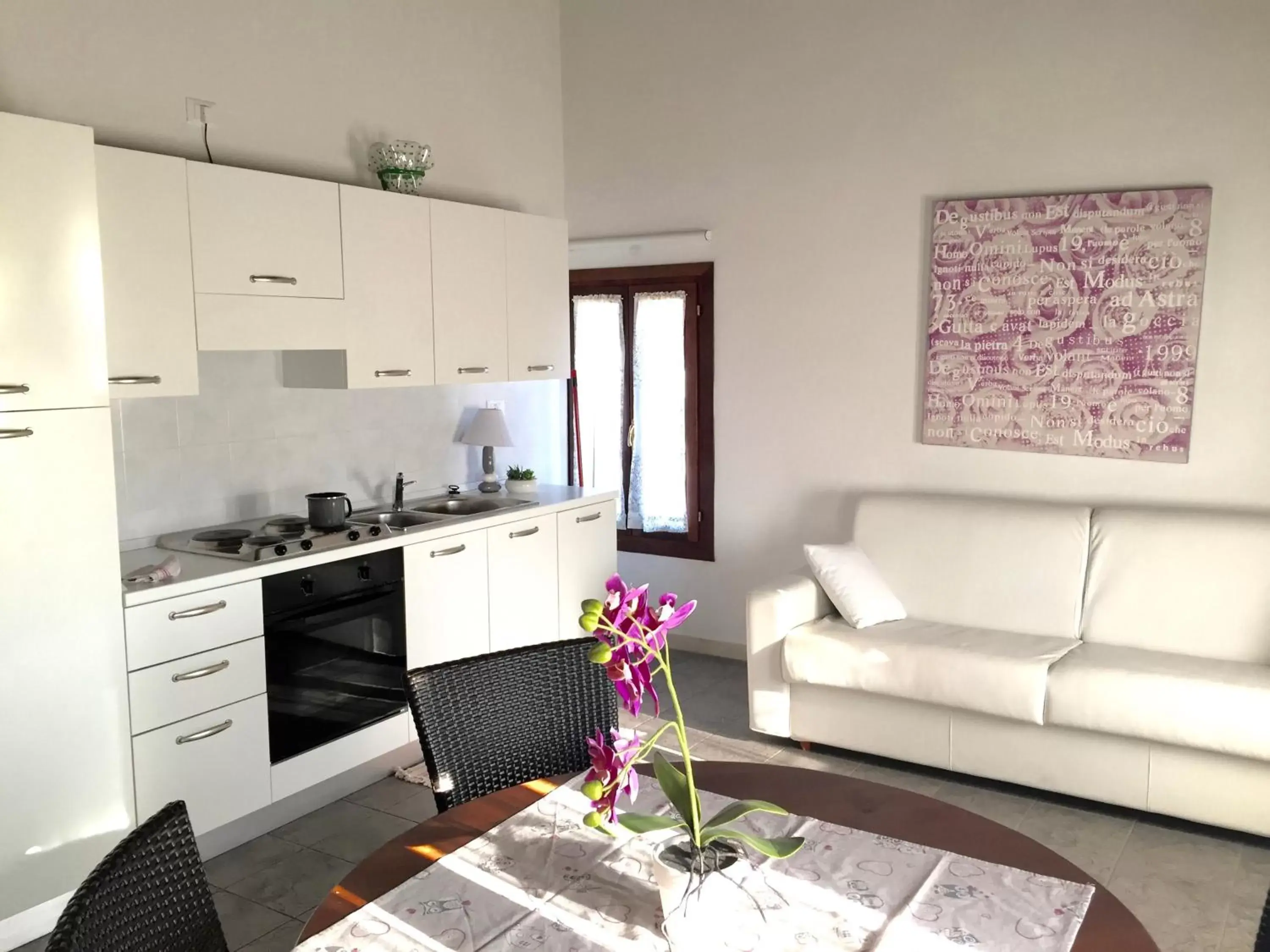 Living room, Kitchen/Kitchenette in RESIDENCE BACO Da SETA
